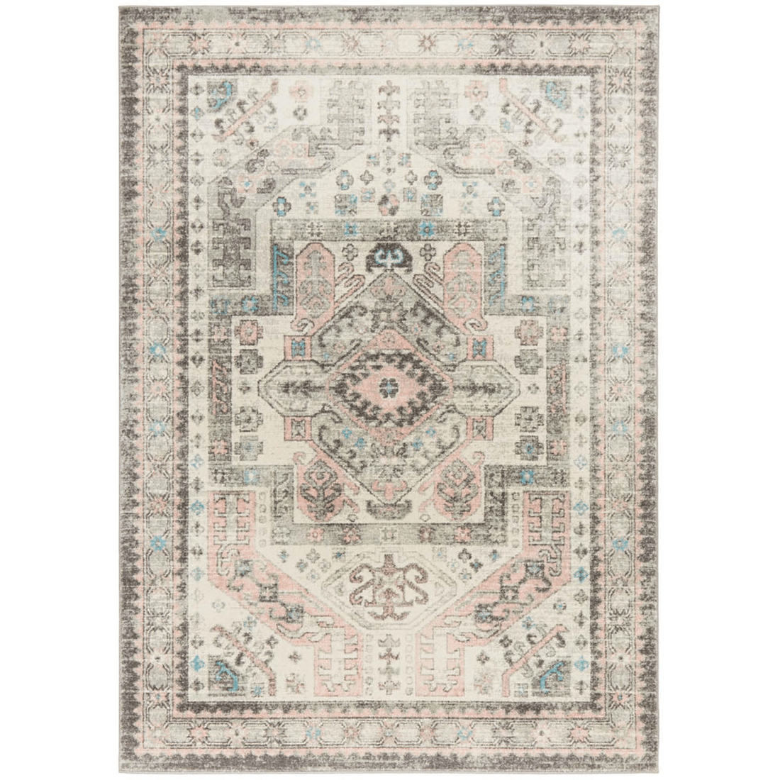 2 Rug Culture Avenue 704 Silver Rug - 10 mm Polypropylene, Power-Loomed (Made in Turkey) - Silver, 2 of 7