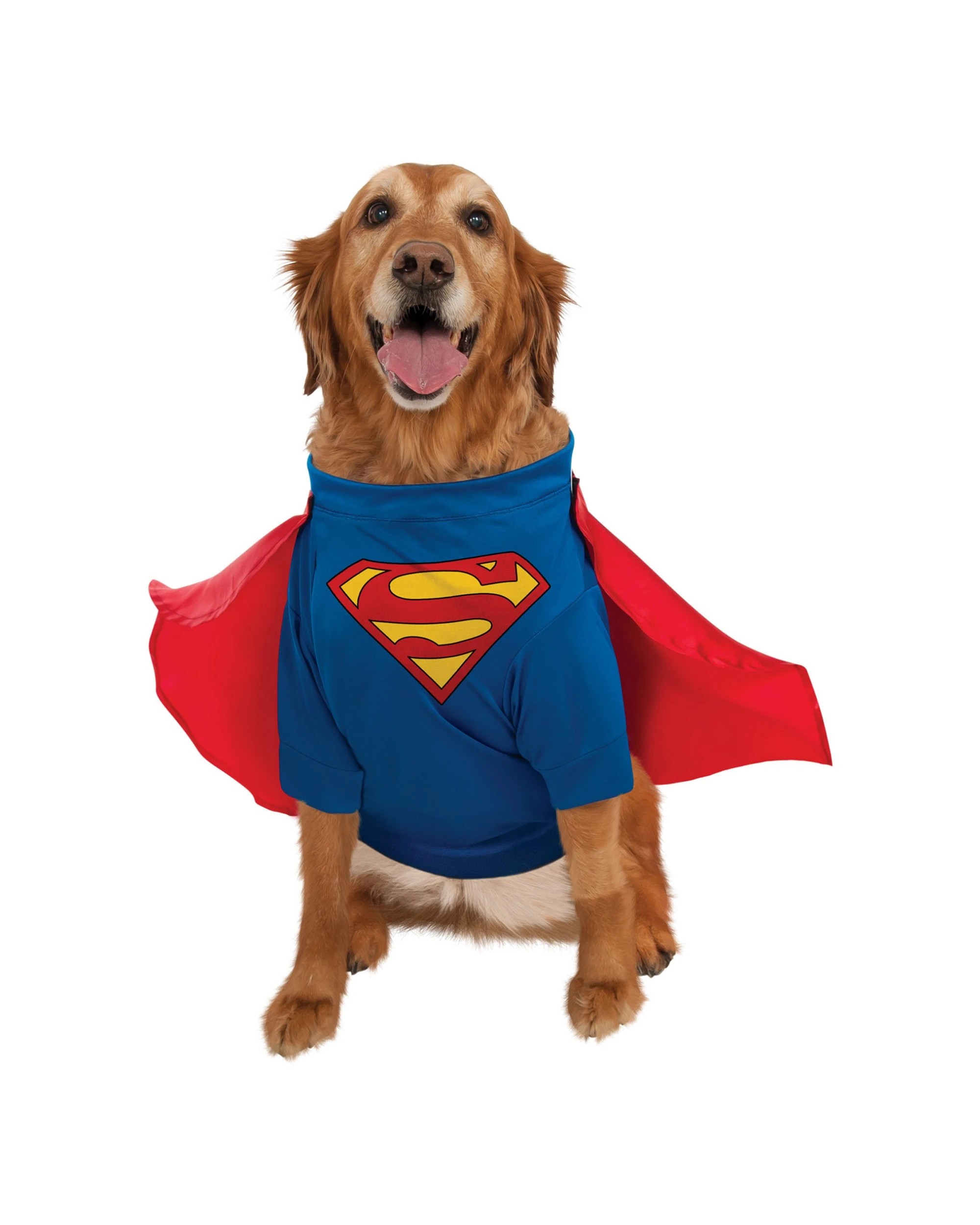 1 Dc Comics Superman Deluxe Pet Dress Up Costume Size M For Dogs - Multi, 1 of 3