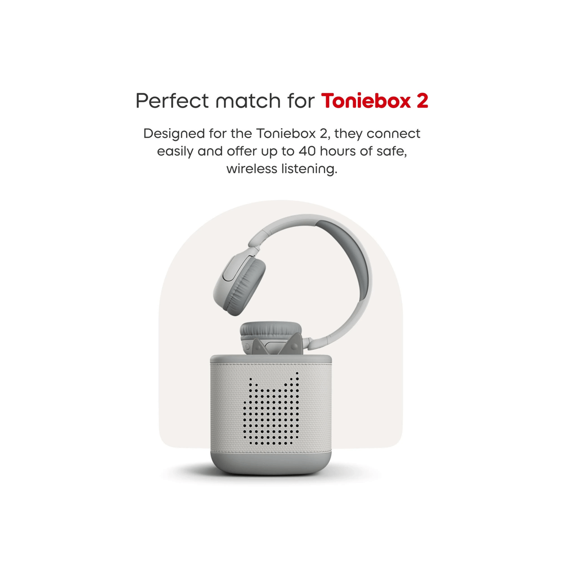 5 Tonies - Bluetooth Headphones - Moon - Grey, 5 of 7