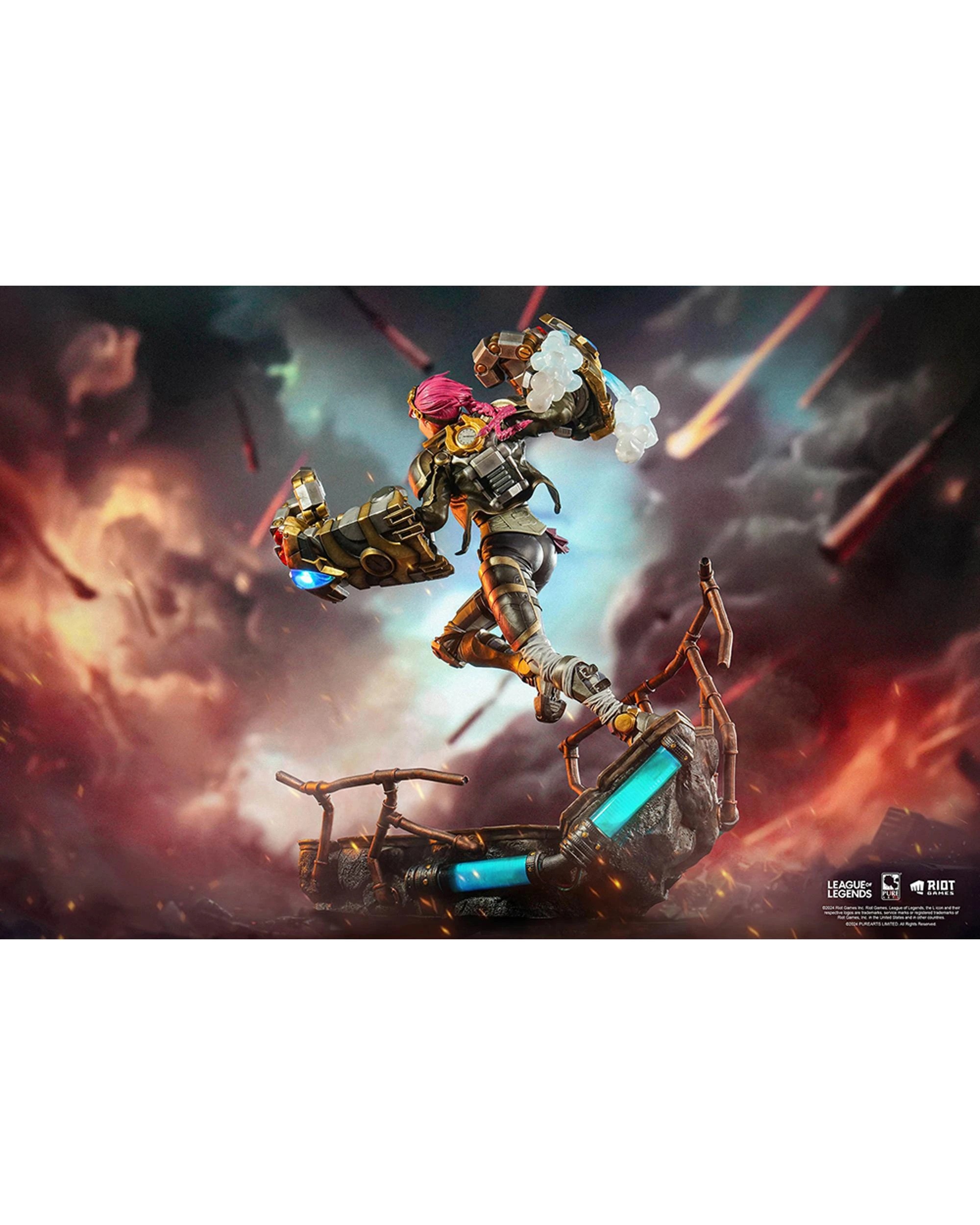 6 Pure Arts League of Legends: Vi 1:6 Scale Statue, 6 of 10
