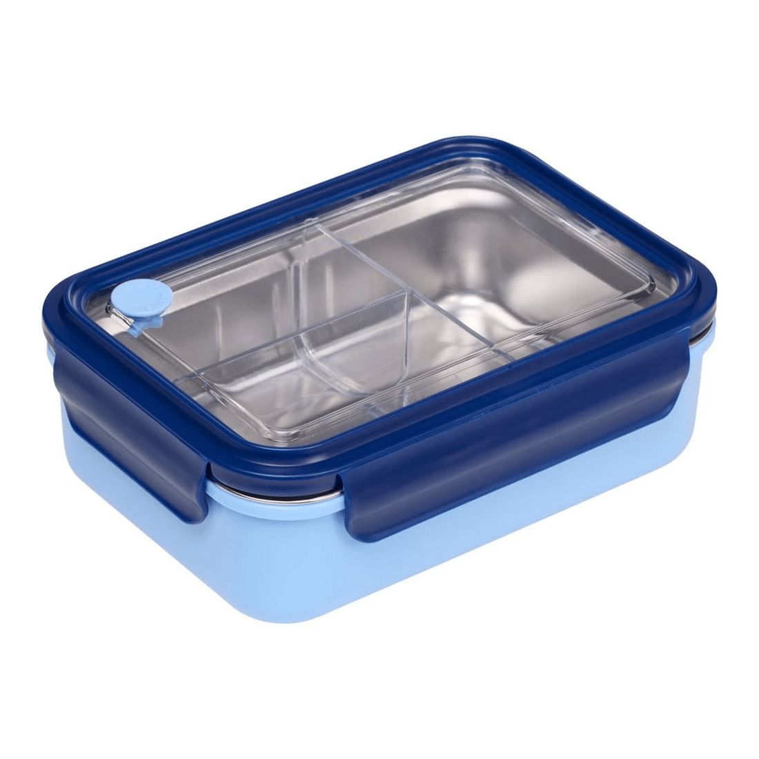 2 Studymate Stainless Steel Bento Box Blue, 2 of 5