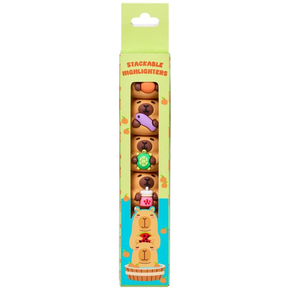 3 Capybara Highlighter Stack, 3 of 3
