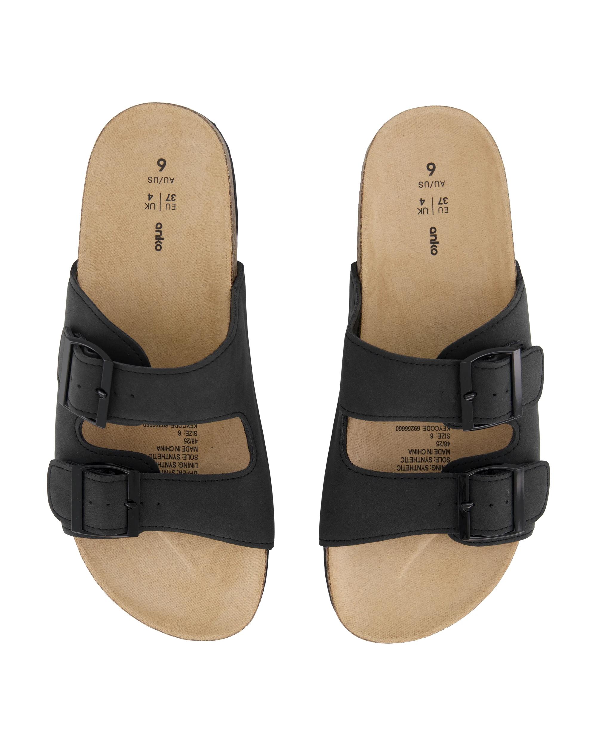 2 Double Band Slides BLACK, 2 of 3