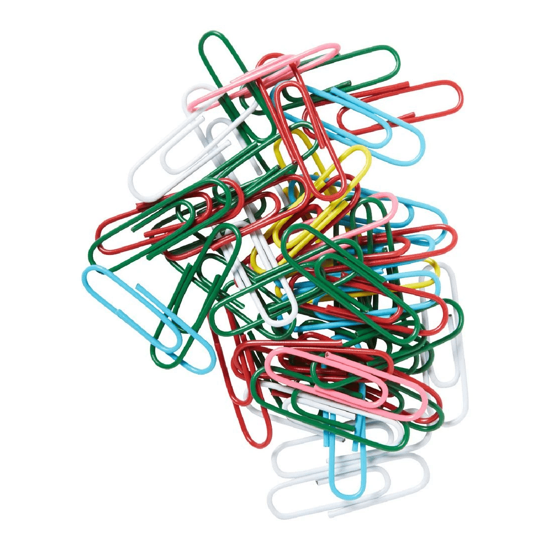 1 J.Burrows 33mm Paper Clips Assorted 80 Pack, 1 of 3