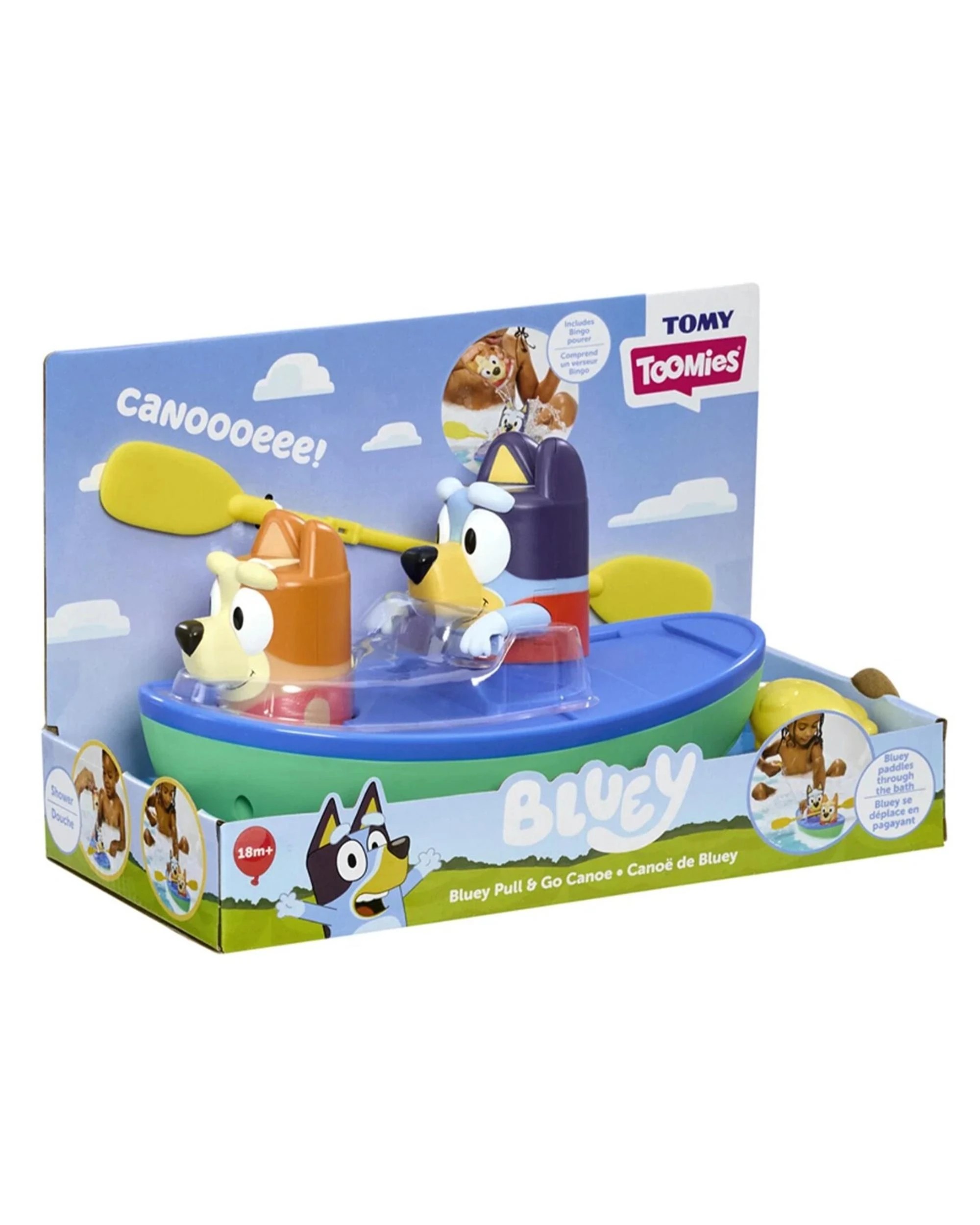 1 Toomies Bluey Pull and Go Canoe, 1 of 3