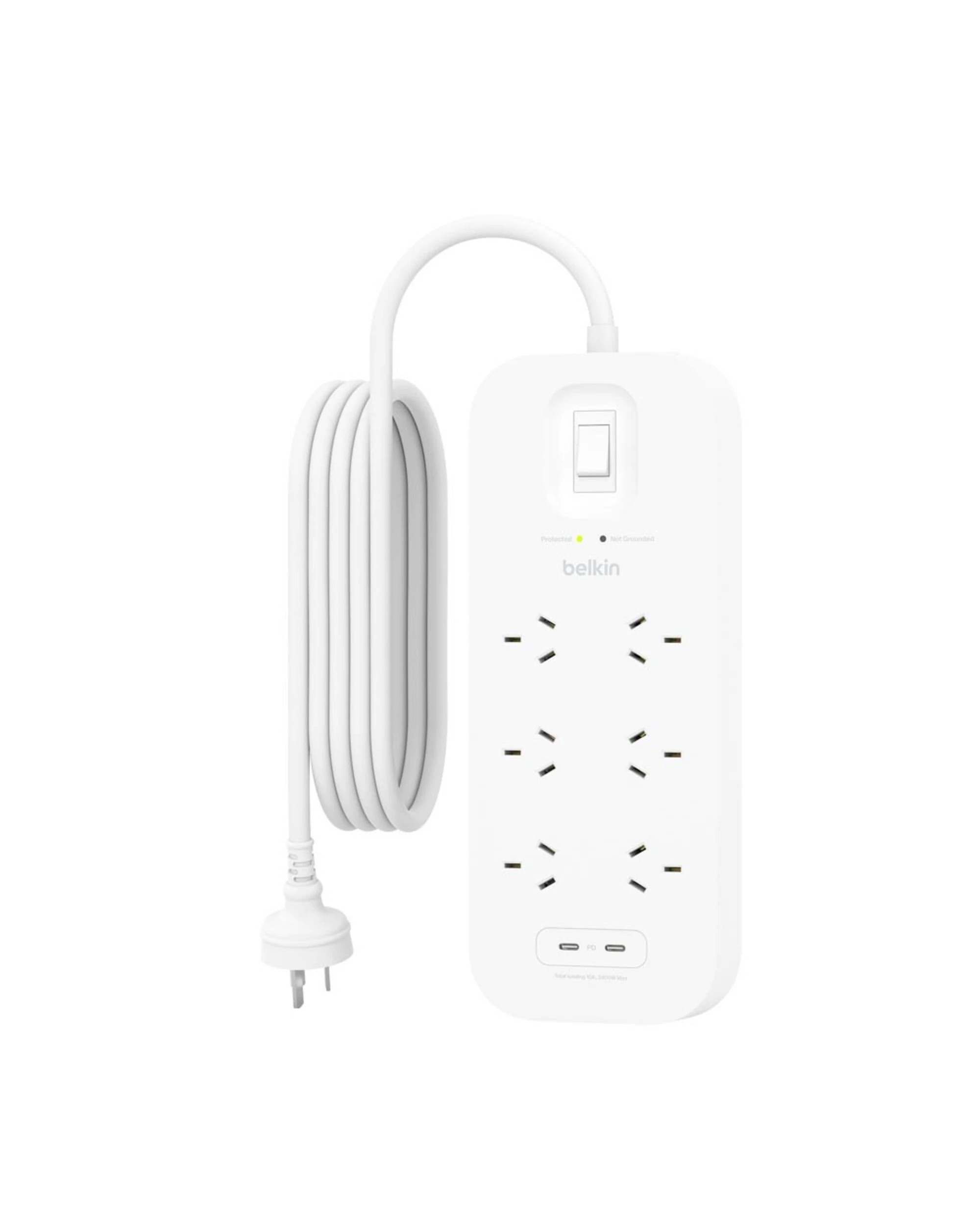 1 Belkin - Connect 6-Outlet 2 USB Surge Protector, 1 of 5