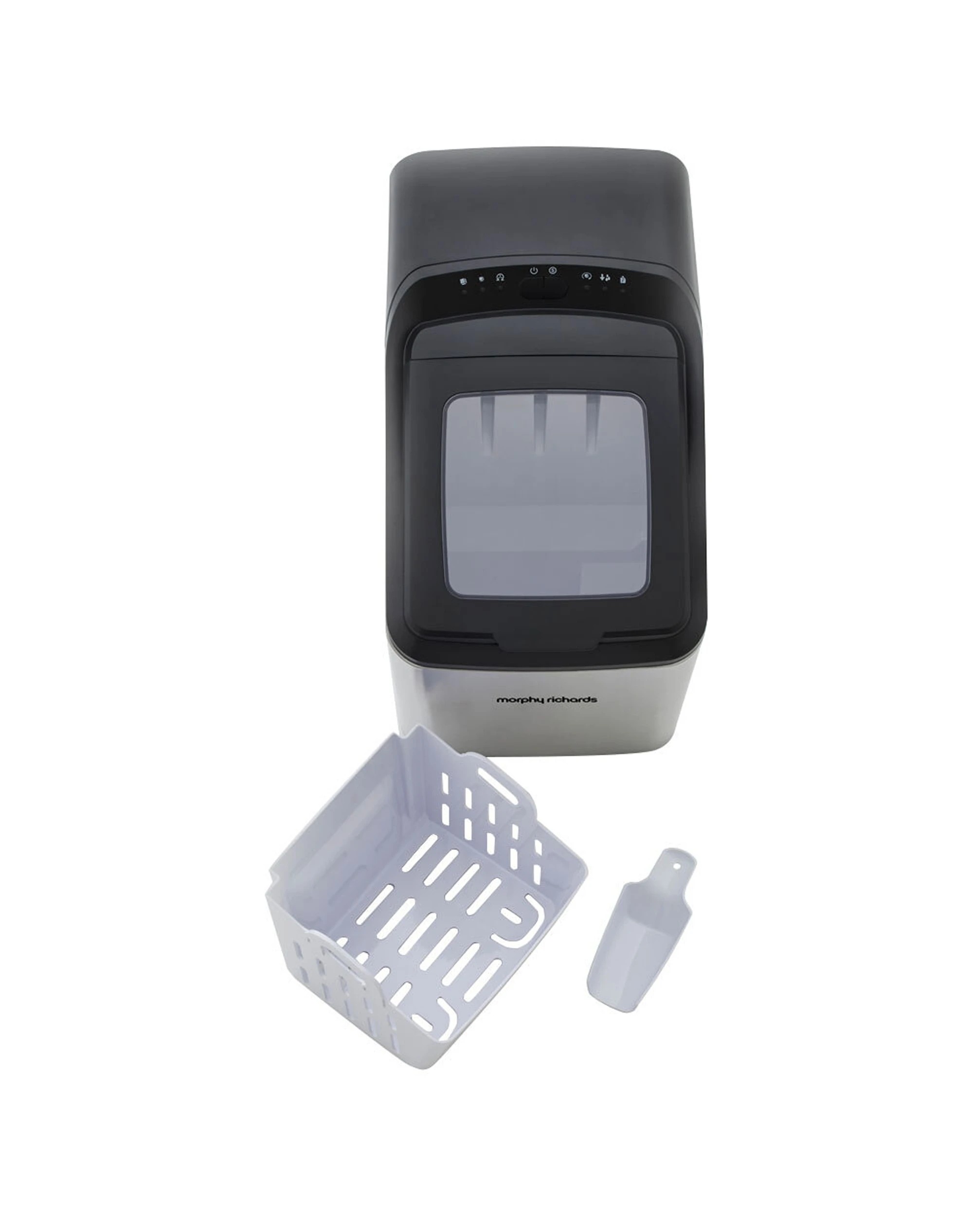 3 Morphy Richards 1.8kg Ice Maker Machine 2.8l Countertop Bar Stainless Steel
 - Silver, 3 of 9