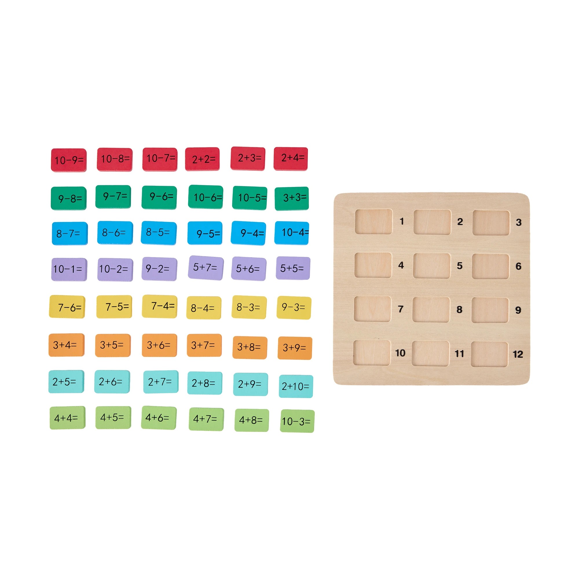 5 Wooden Maths Learning Game, 5 of 7