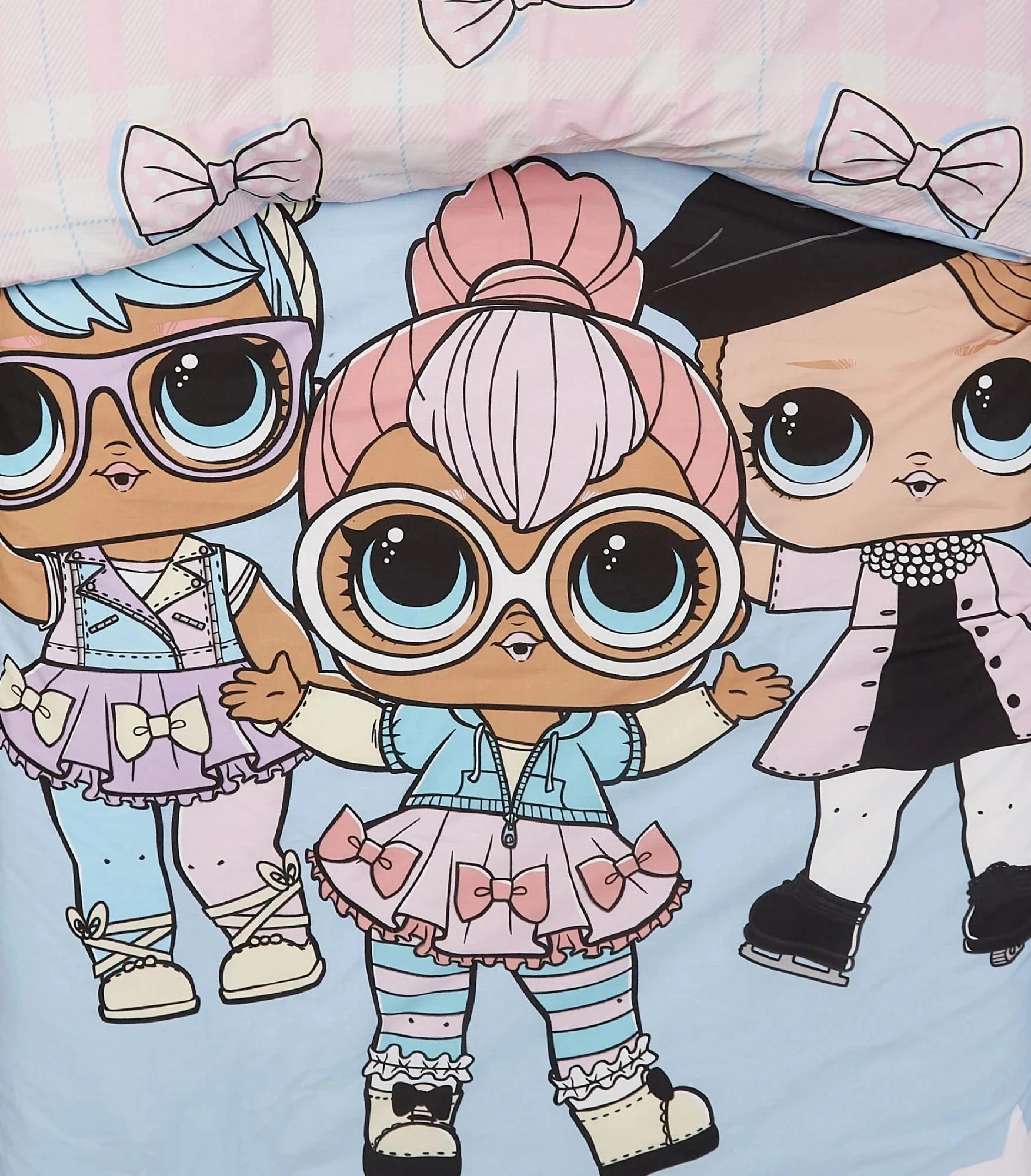 3 L.O.L. Surprise! Kids Quilt Cover Set - Single Bed - Blue, 3 of 4