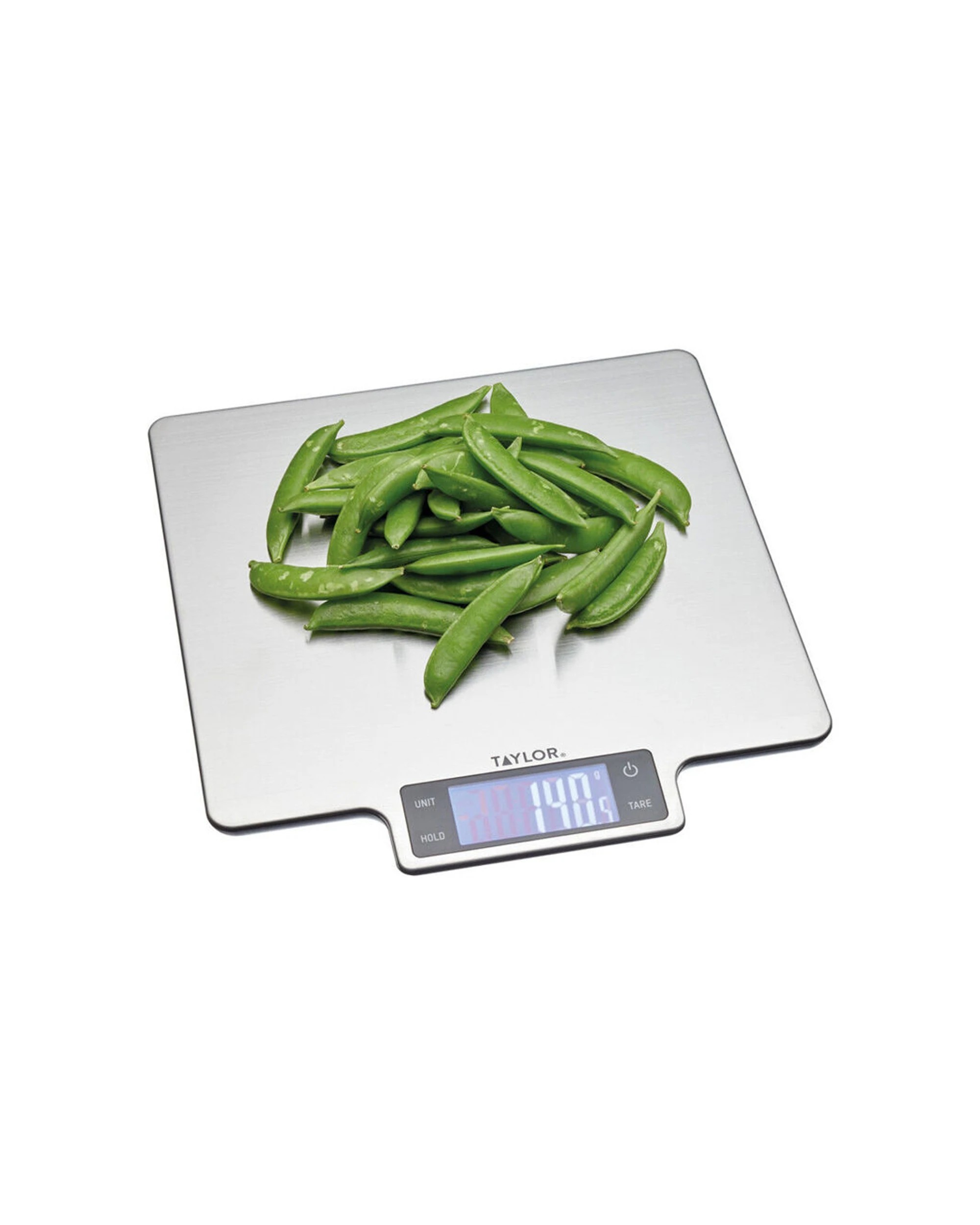 3 Taylor Stainless Steel Digital Kitchen Scale Large Platform 10kg - Silver, 3 of 7