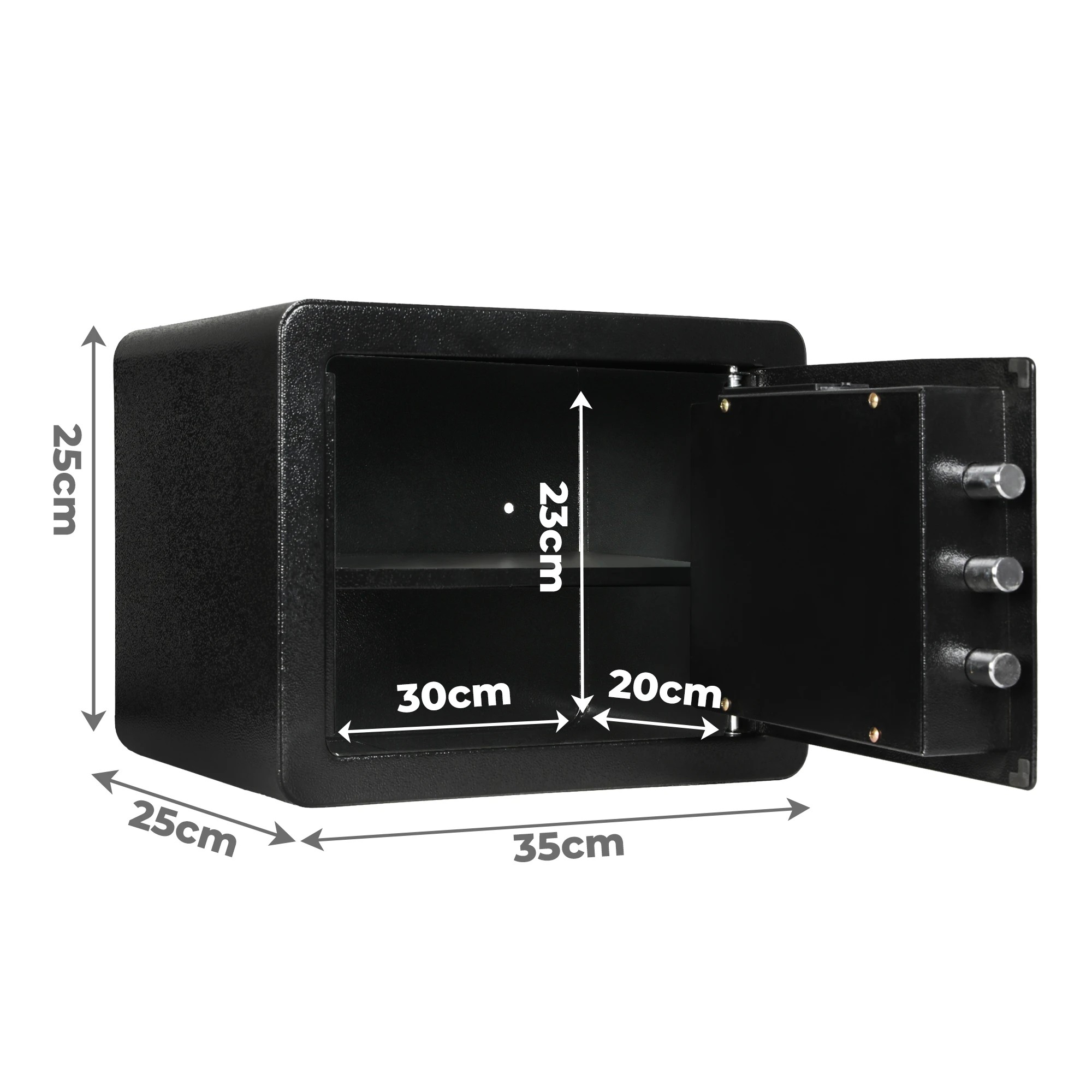 3 Traderight 25X35X25Cm Security Digital Safe Box Password, 3 of 5