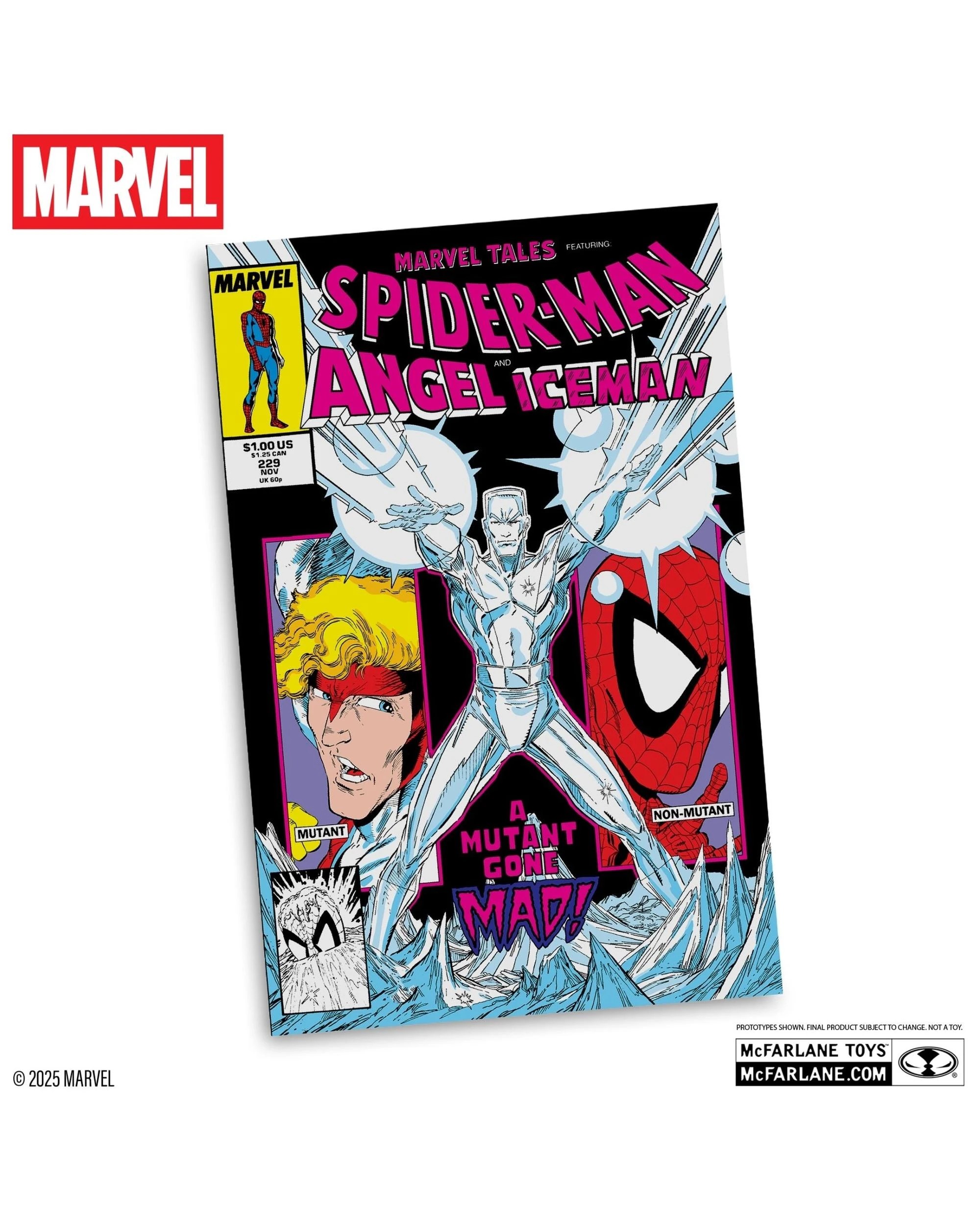 6 Marvel Tales #229 Iceman Red Platinum Edition 1:6 Scale Figure, 6 of 9