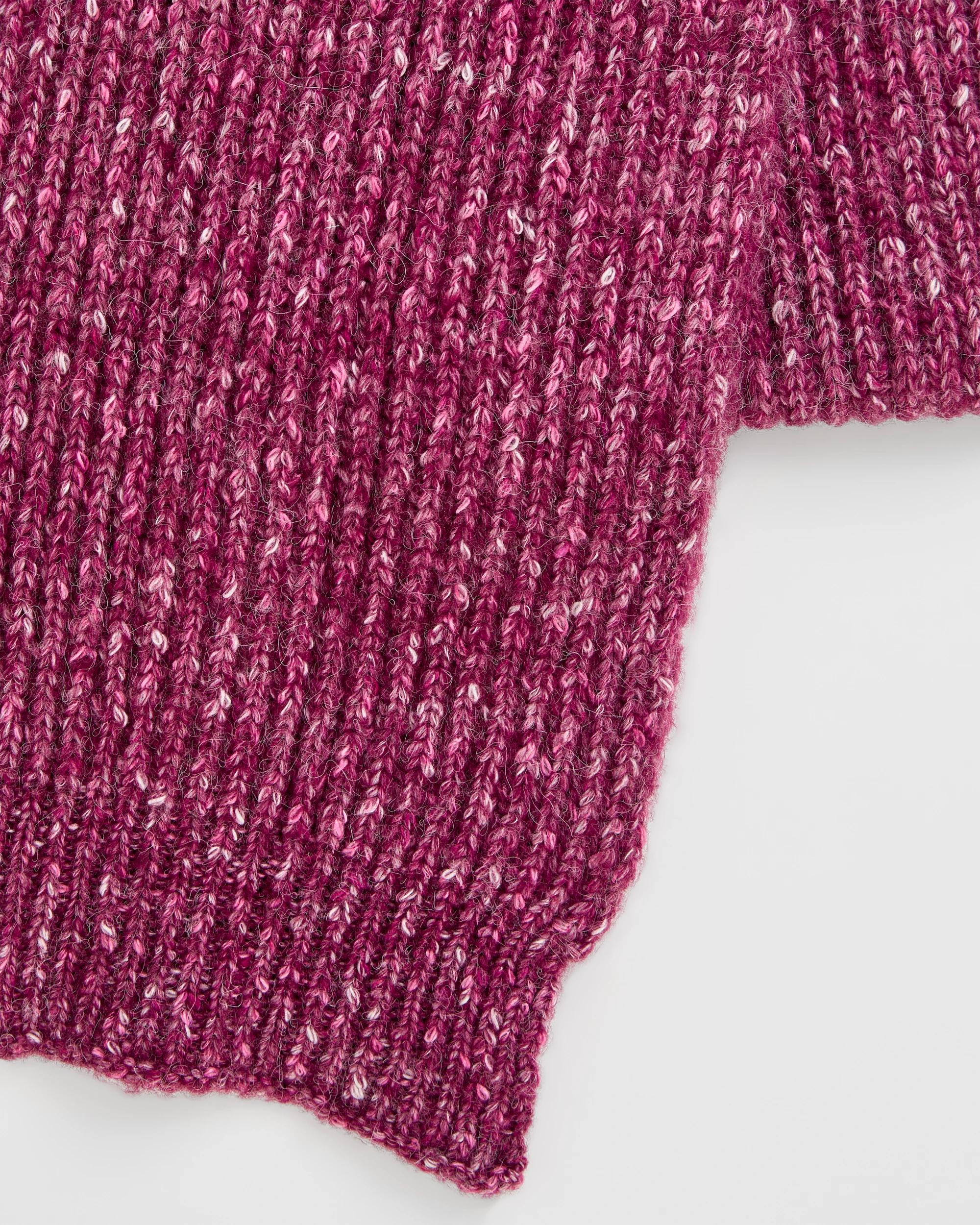 2 Target Woman Chunky Fleck Knit Scarf PURPLE, 2 of 3