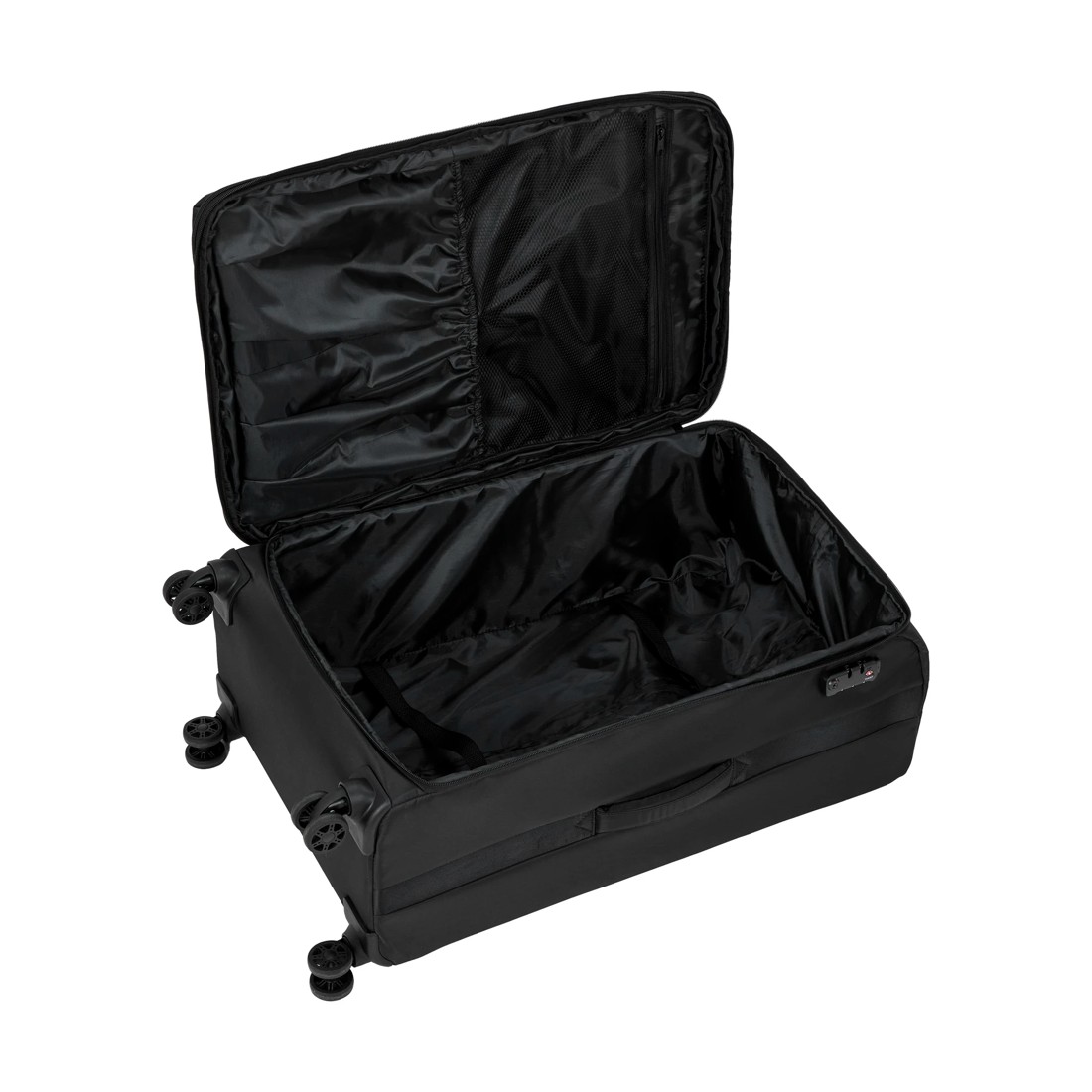 3 70cm 8 Wheels Lightweight Soft Case - Black, 3 of 8