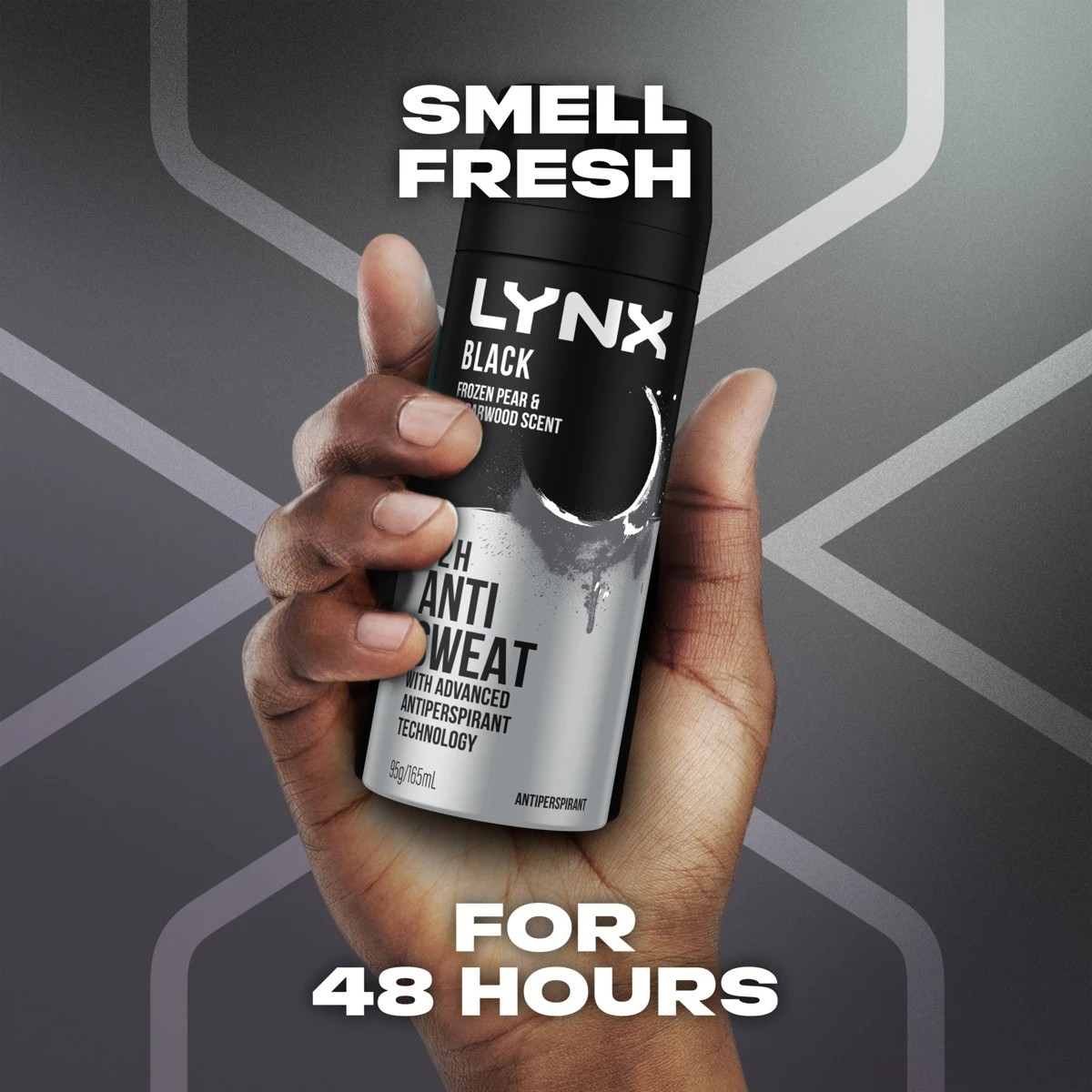3 LYNX Black Antiperspirant Aerosol 165ml, 3 of 9