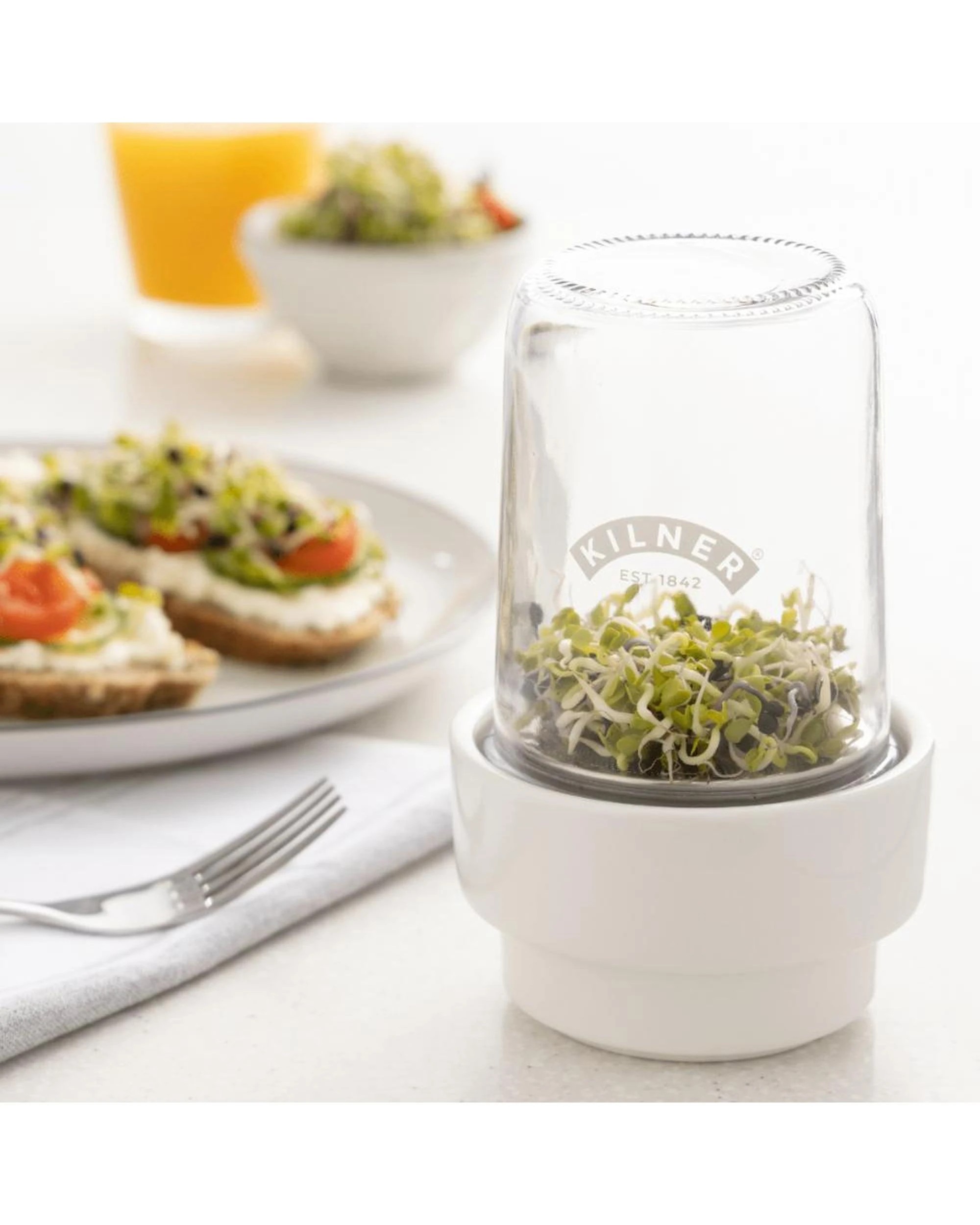 3 Kilner Glass Sprouting Set, 3 of 6