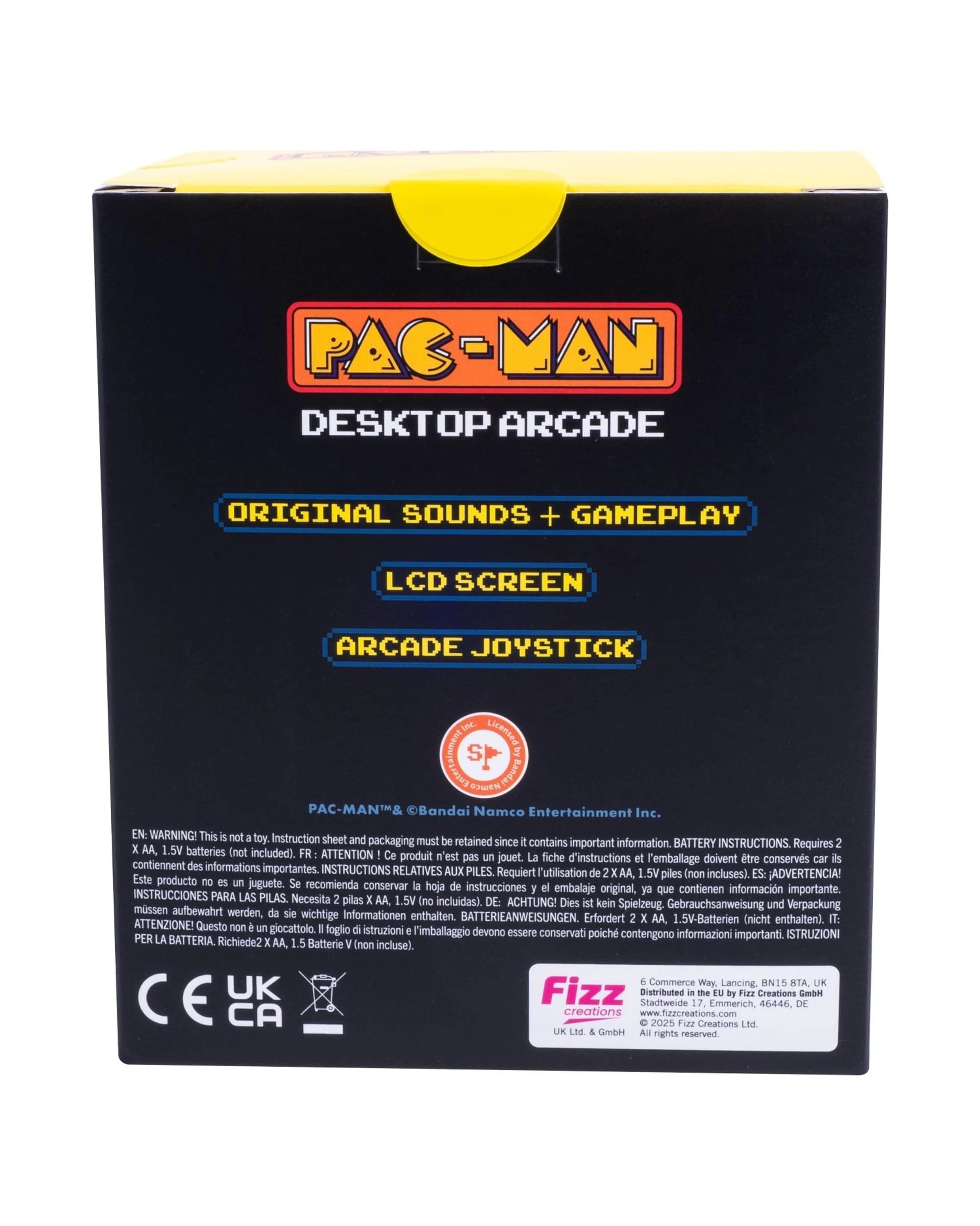 4 Fizz Creations Pac-Man Desktop Arcade, 4 of 9