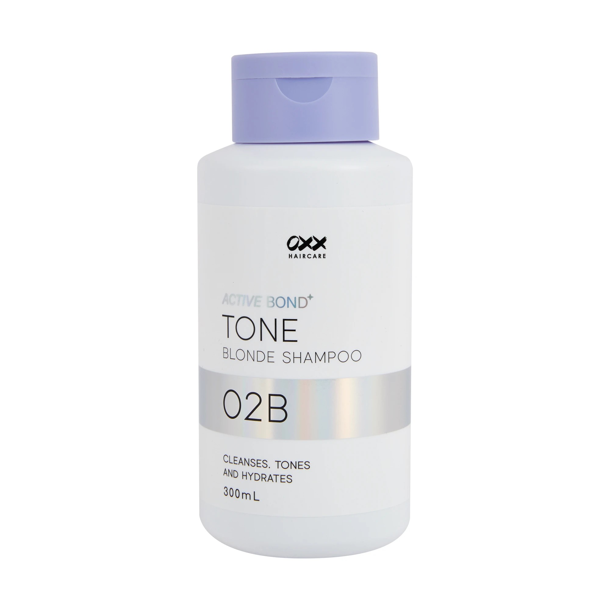 1 OXX Haircare Active Bond+ 02B Tone Blonde Shampoo 300ml, 1 of 4