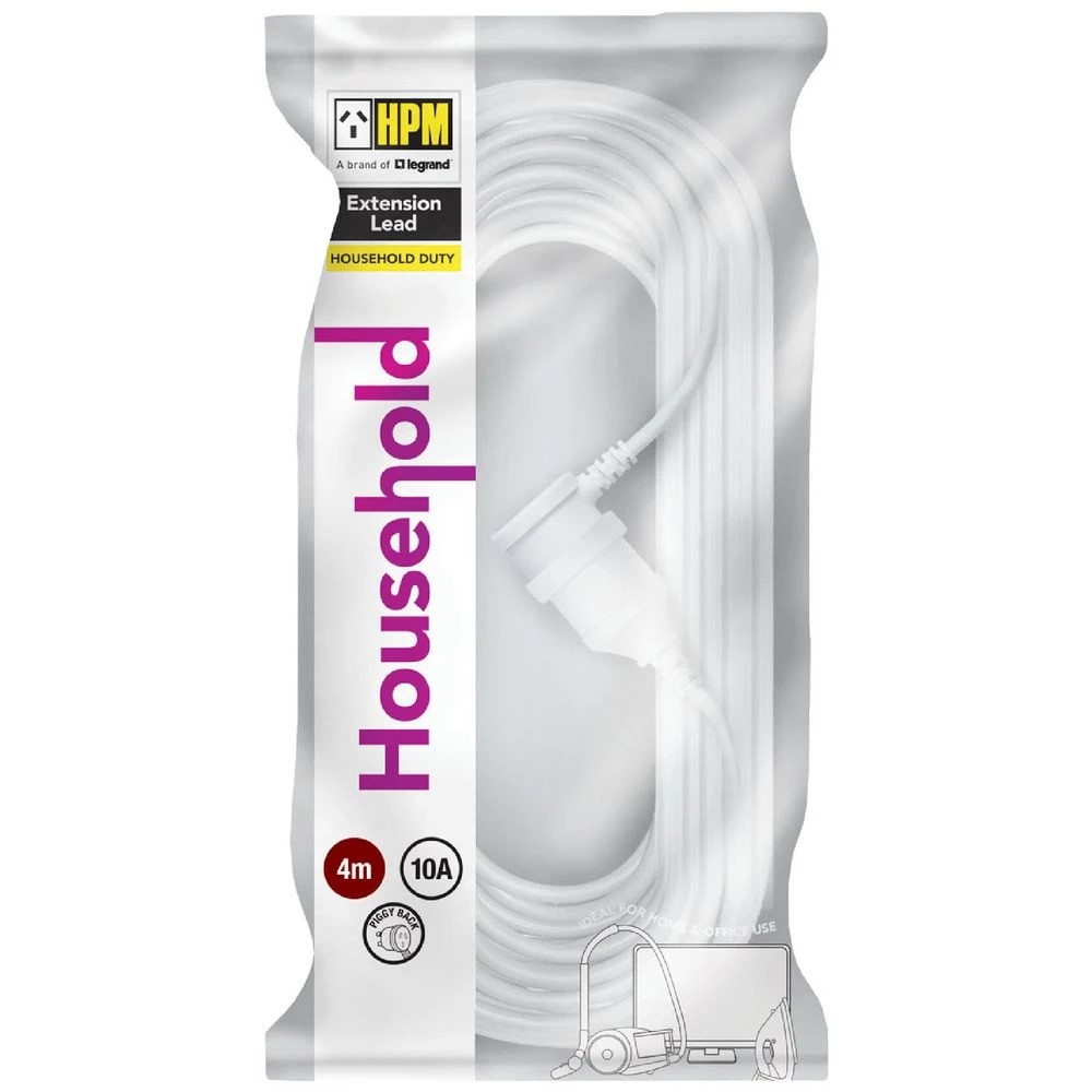 1 HPM Piggy Back Extension Lead 4 Metres, 1 of 1