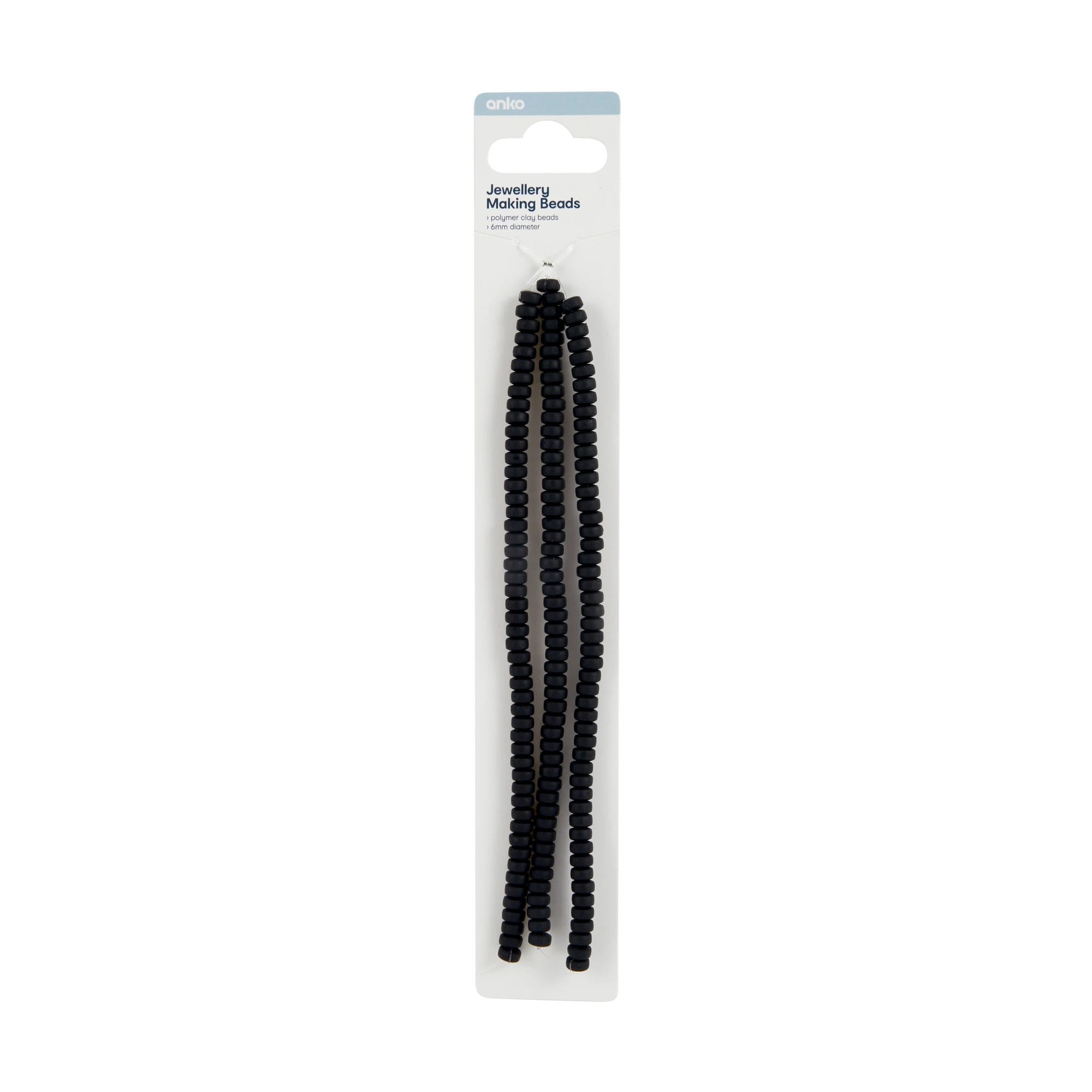 1 Jewellery Making Beads - Black, 1 of 2