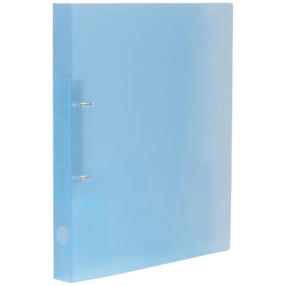 1 King Jim A4 2 D-Ring Simplease Binder 20mm Smoke Blue, 1 of 4