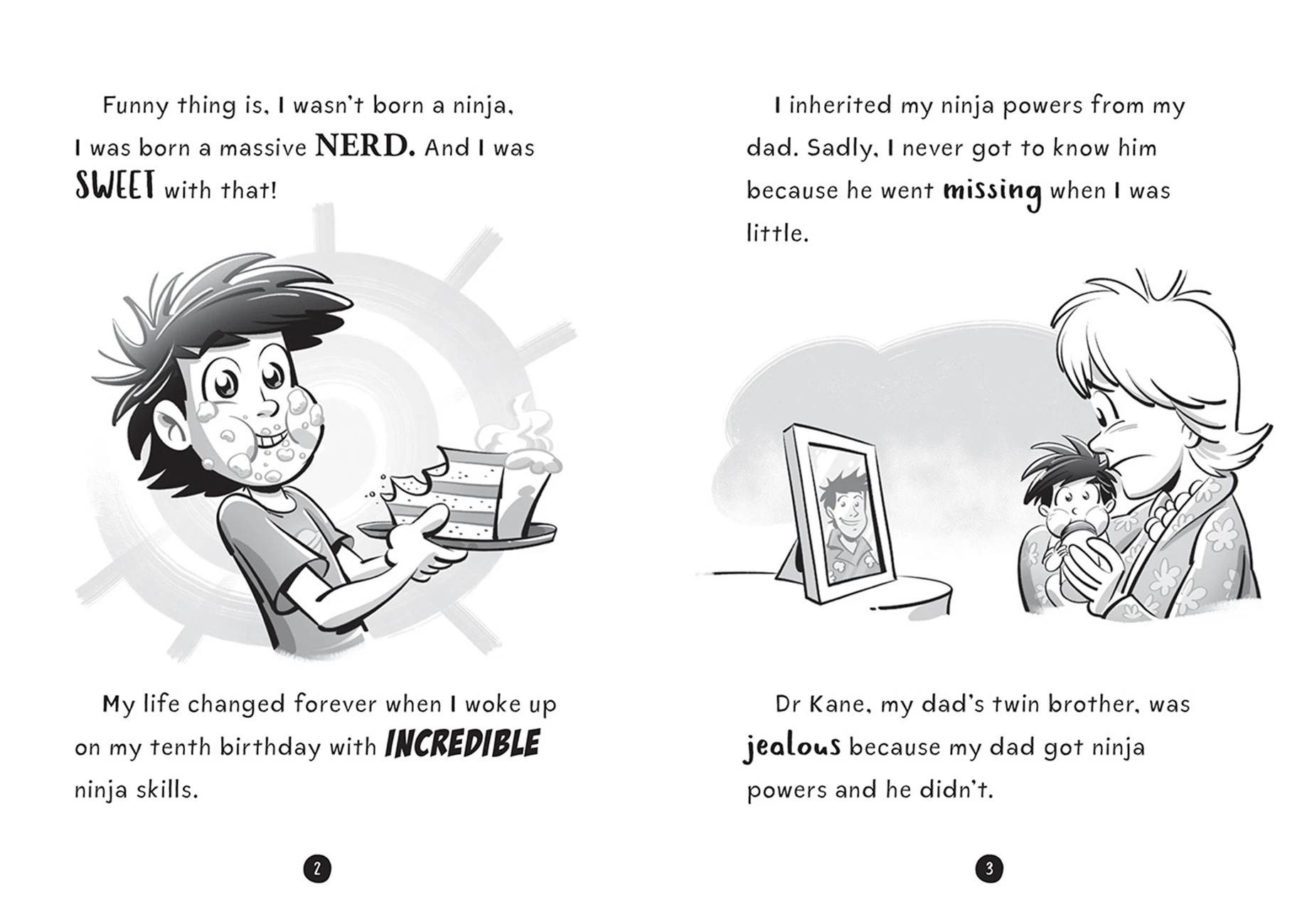 3 Ninja Fright! (Ninja Kid 18) - Book, 3 of 4