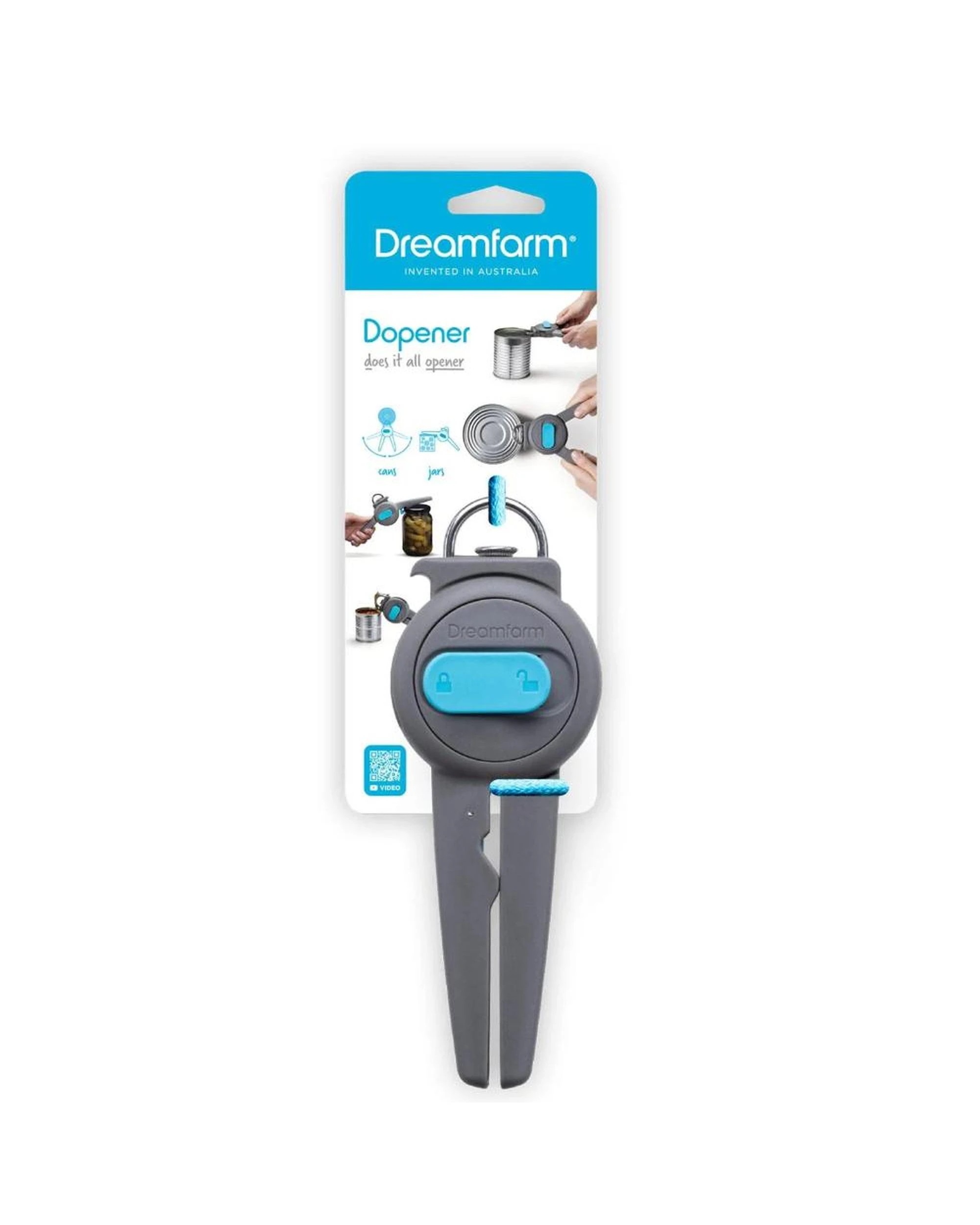 2 Dreamfarm Dopener Grey Can Opener  Grey Black, 2 of 2