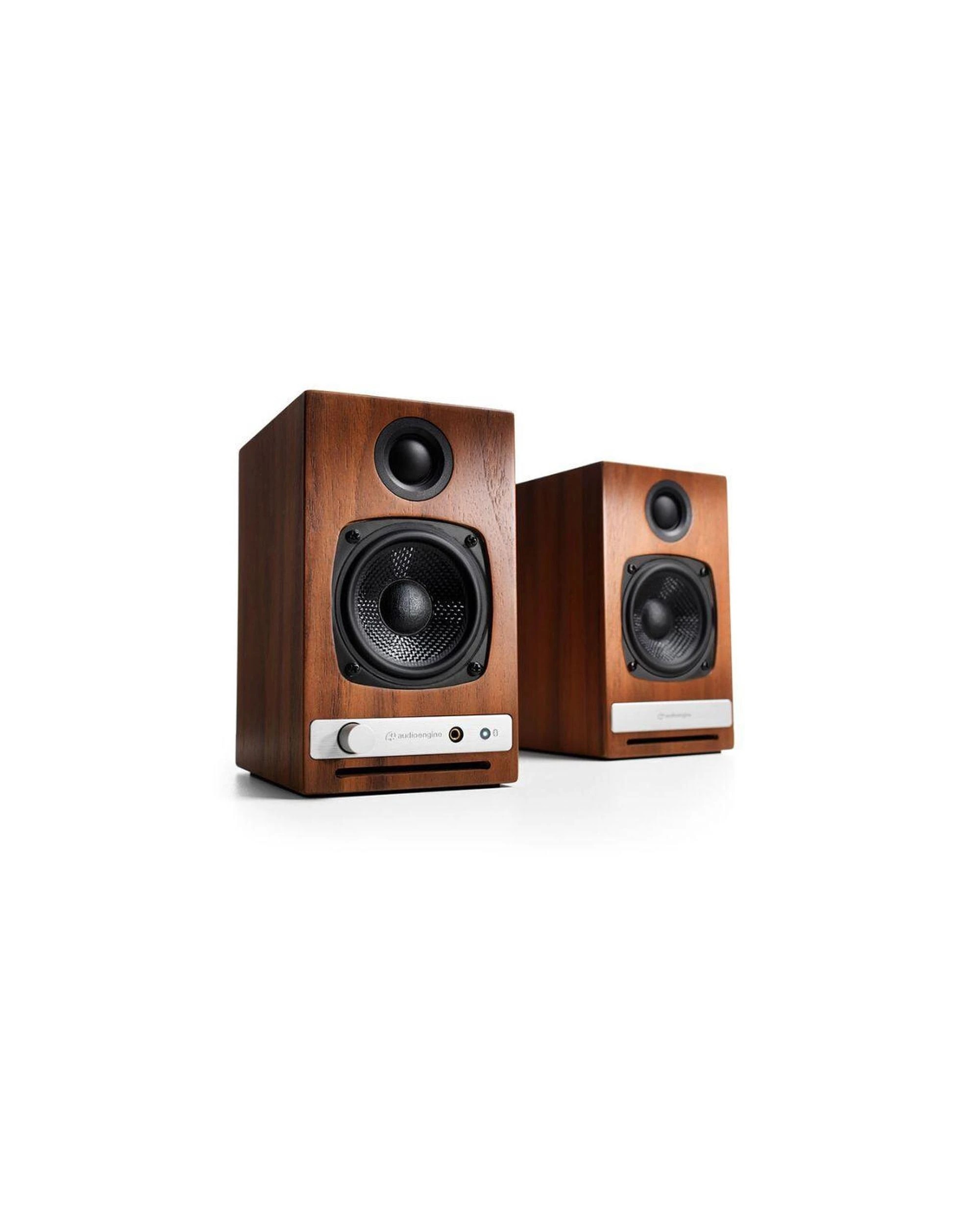 2 Audioengine HD3 Wireless Desktop Speakers Walnut, 2 of 3