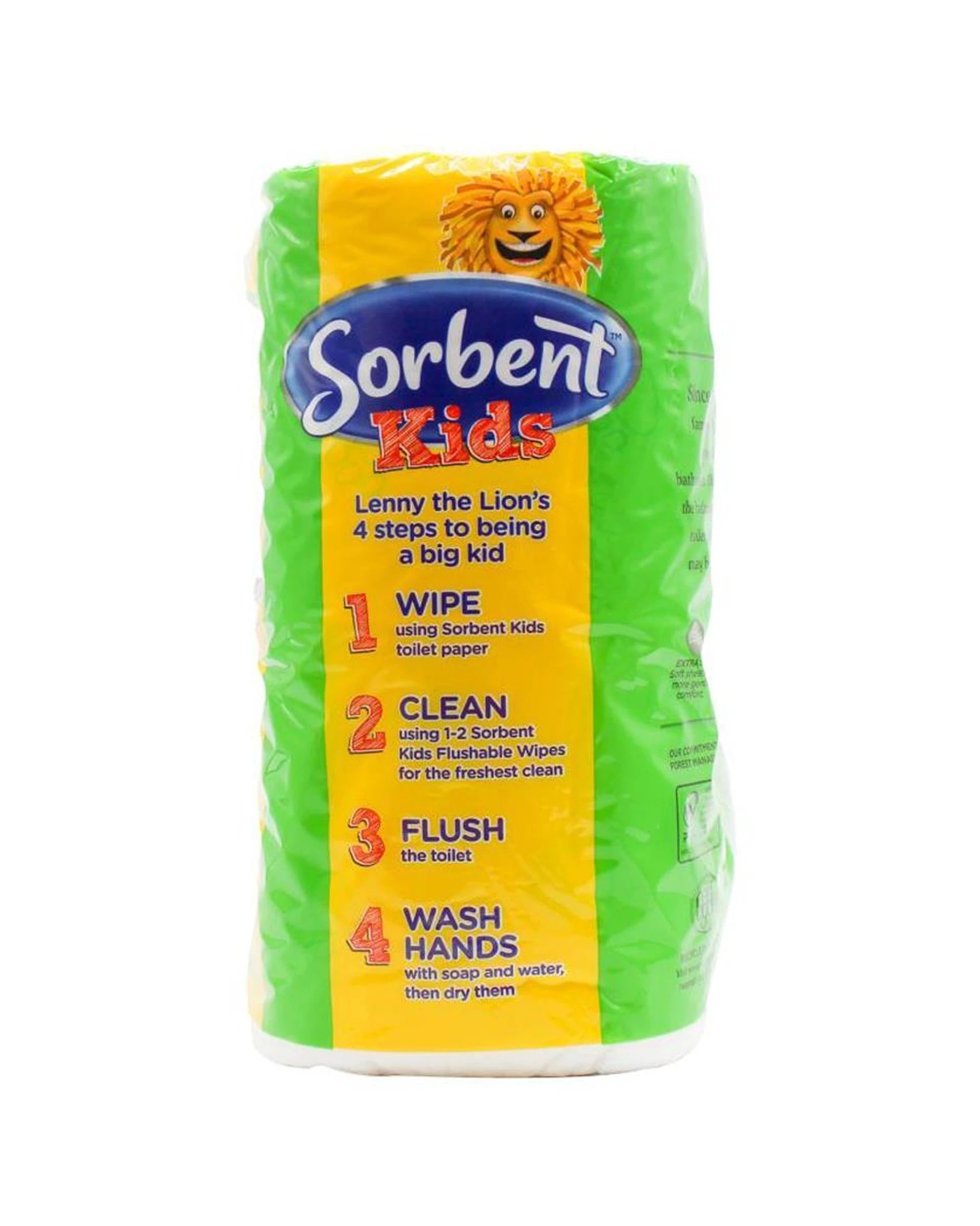 4 Sorbent 16x 6pc Kids Toilet Paper Soft Rolls 180-Sheets Pack - Multi, 4 of 5