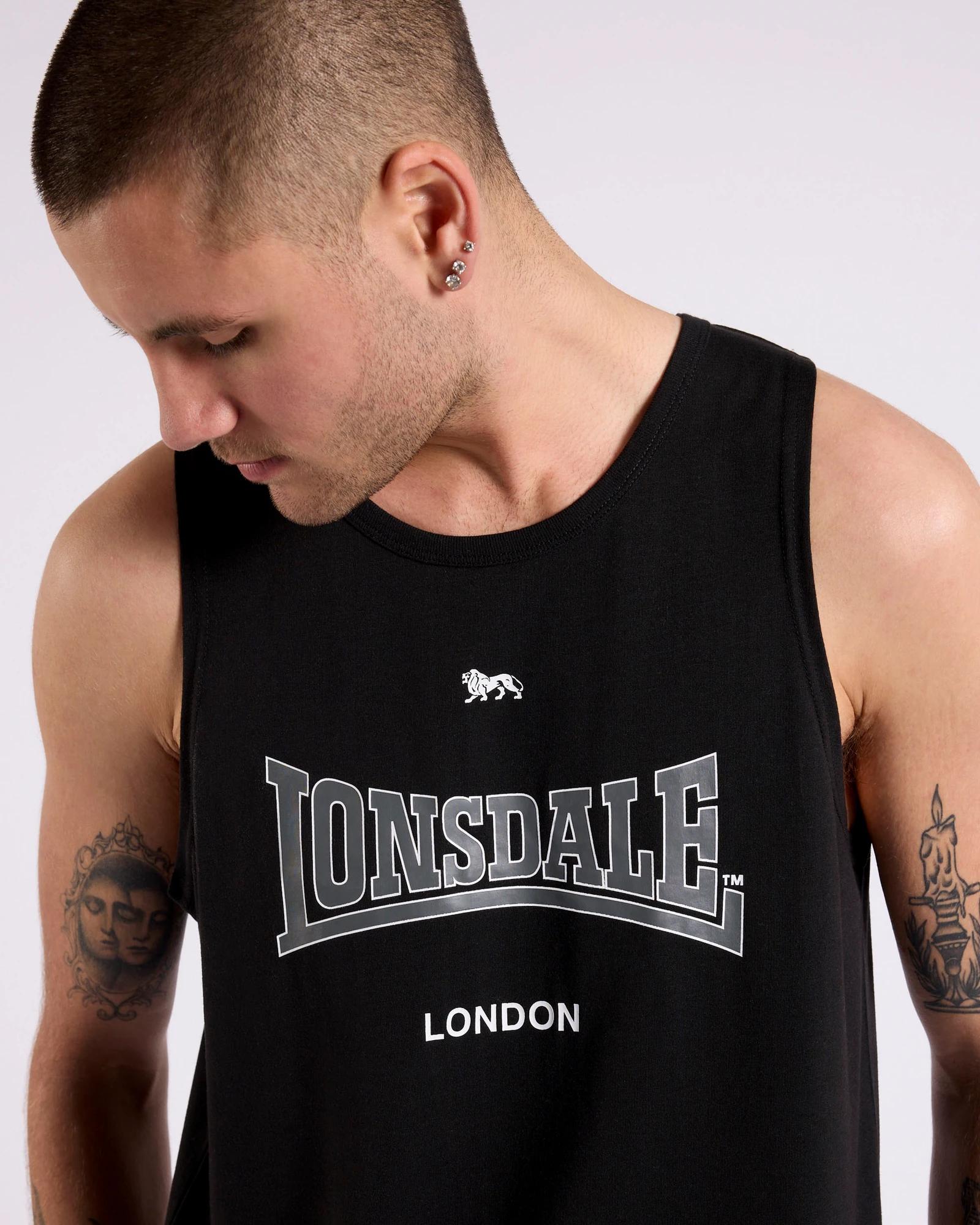 5 Tank - Lonsdale London BLACK, 5 of 5
