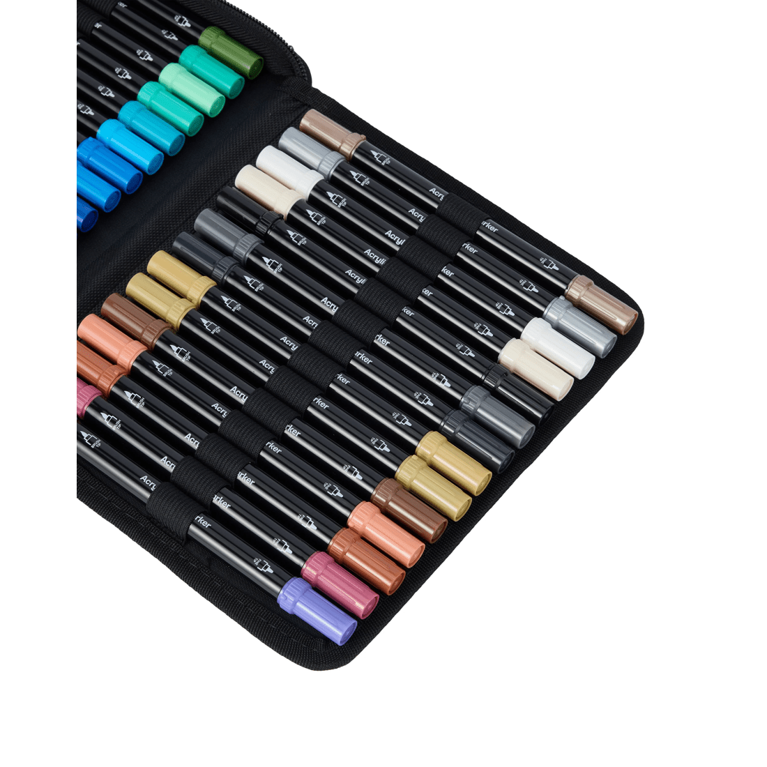 5 60 Pack Dual Tip Acrylic Paint Markers, 5 of 10