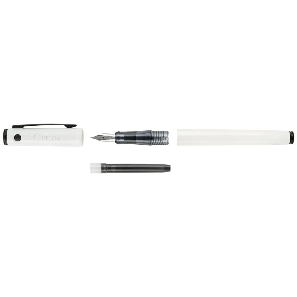 5 PILOT Explorer Fountain Pen Medium Gloss White, 5 of 6