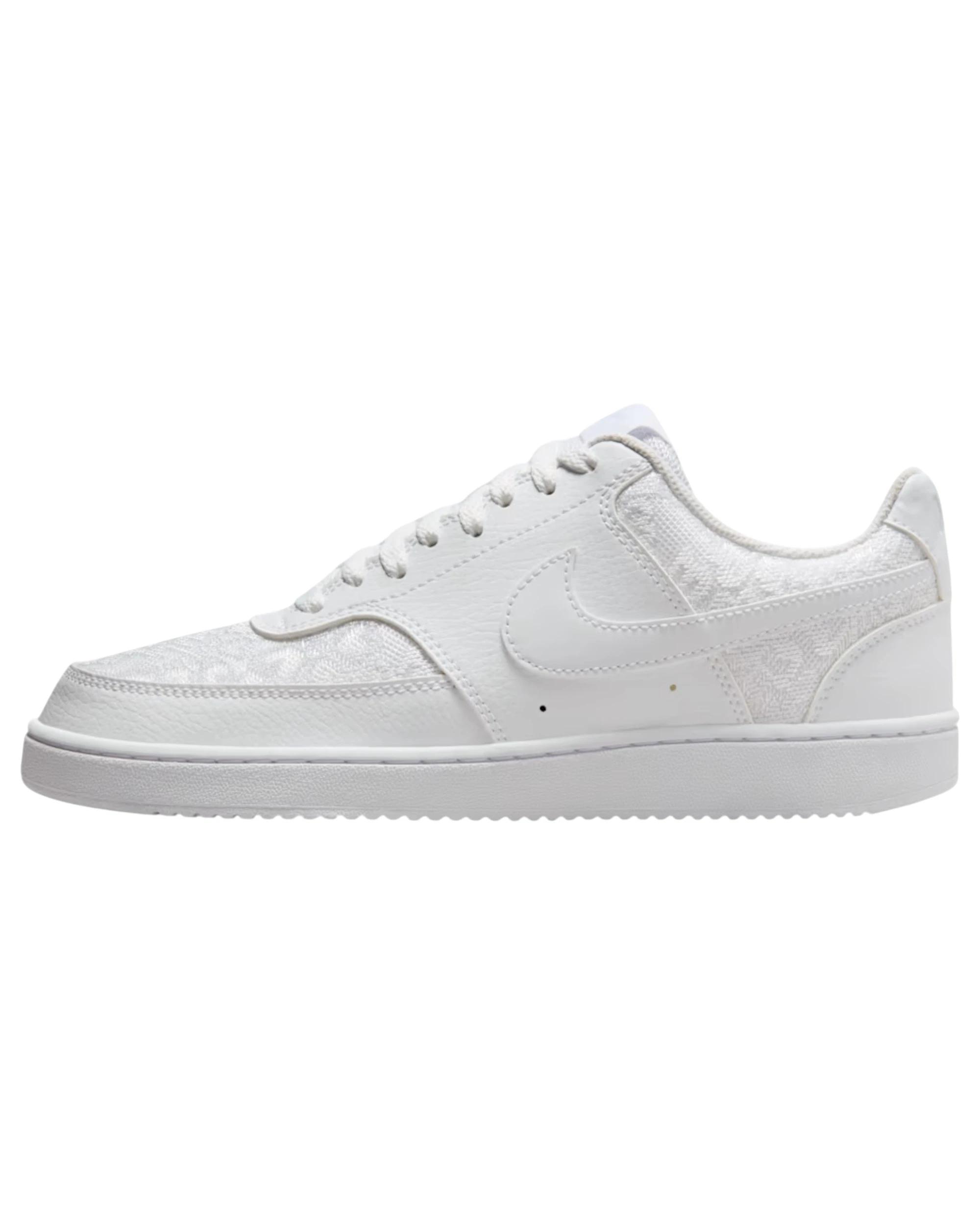 5 Nike Womens Court Vision Low Athletic Shoes WHITE, 5 of 8