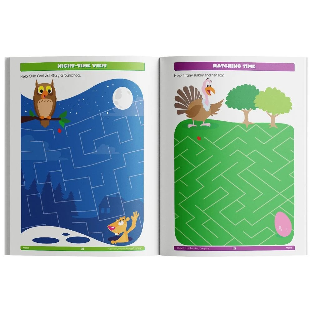 3 School Zone Activity Zone Mazes, 3 of 4