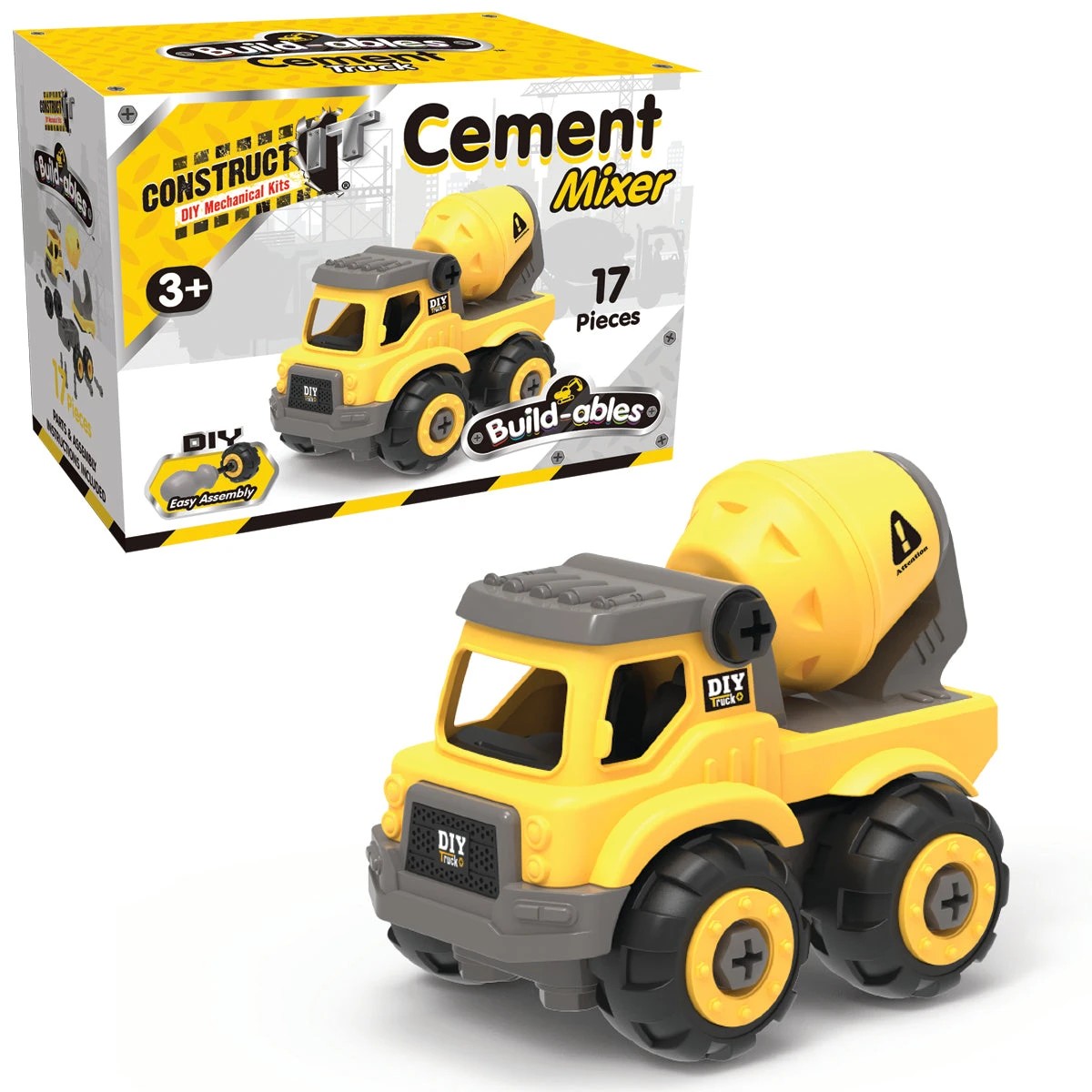 4 Constructit Buildables Cement Truck, 4 of 6