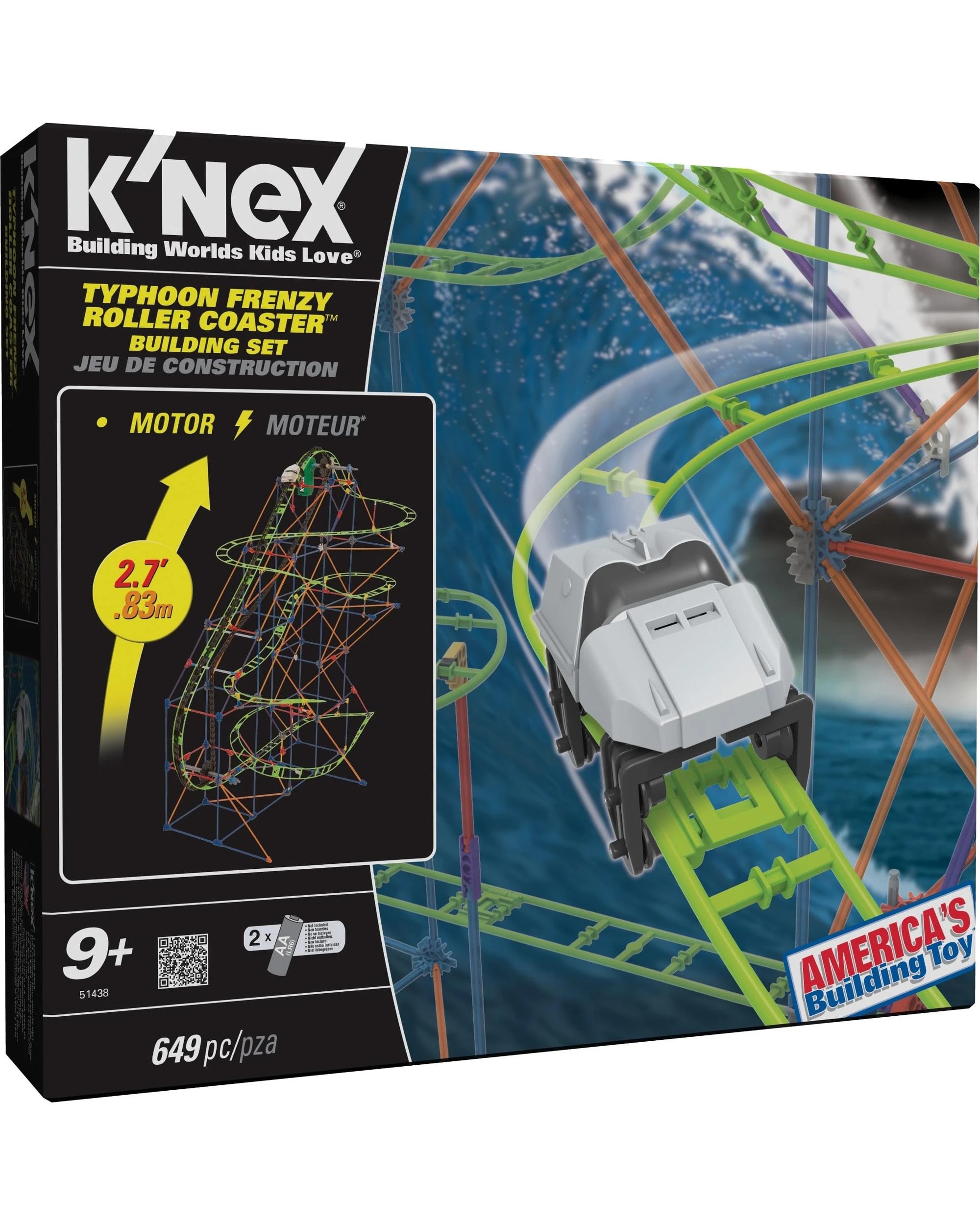 1 K'nex Typhoon Frenzy Roller Coaster Building Set, 1 of 4