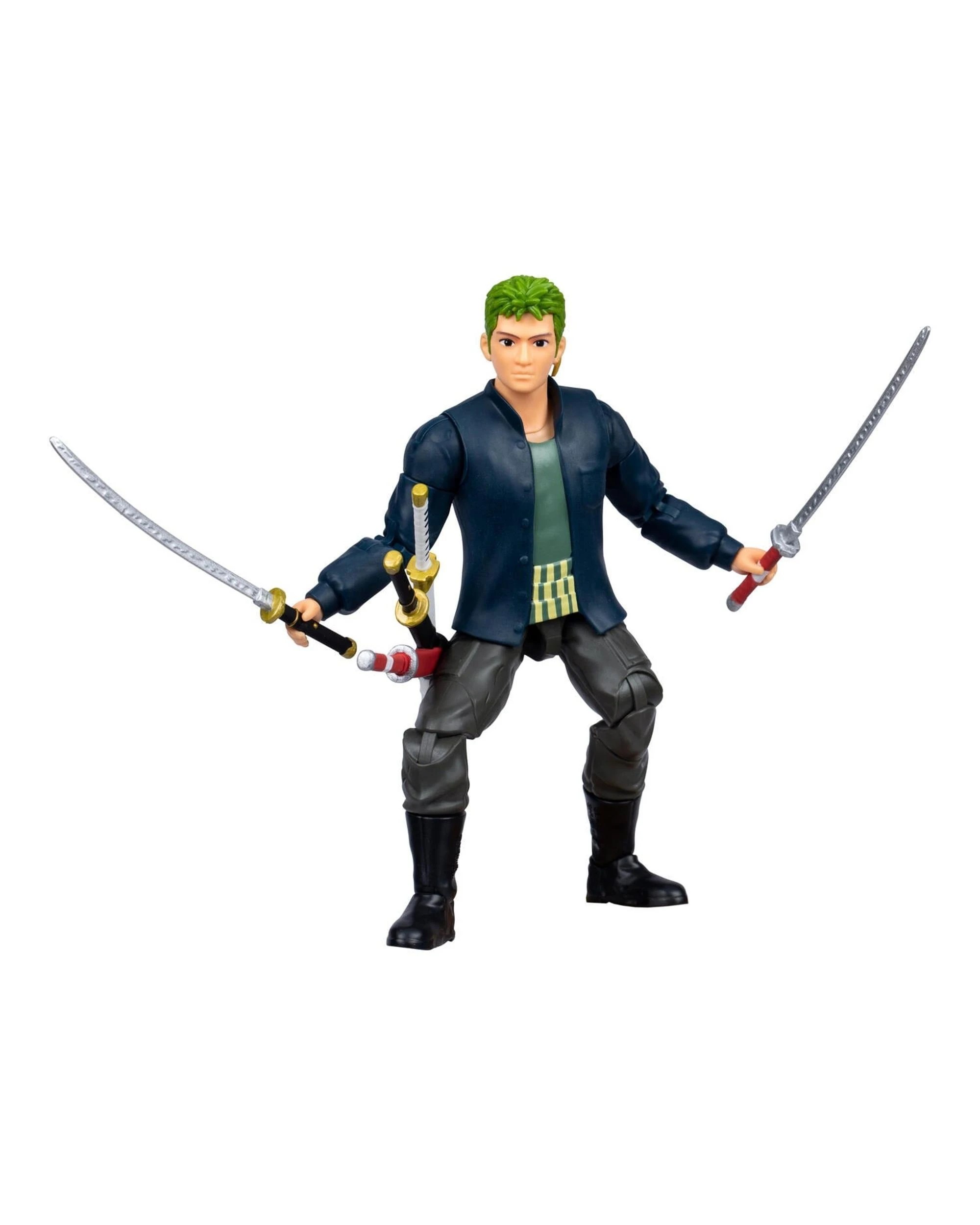 2 One Piece Netflix Adventure Series 1 Roronoa Zoro Action Figure, 2 of 9