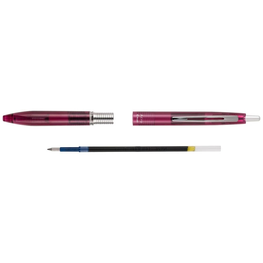 3 PILOT Acro 300 0.5mm Hybrid Ballpoint Pen Red Barrel, 3 of 6