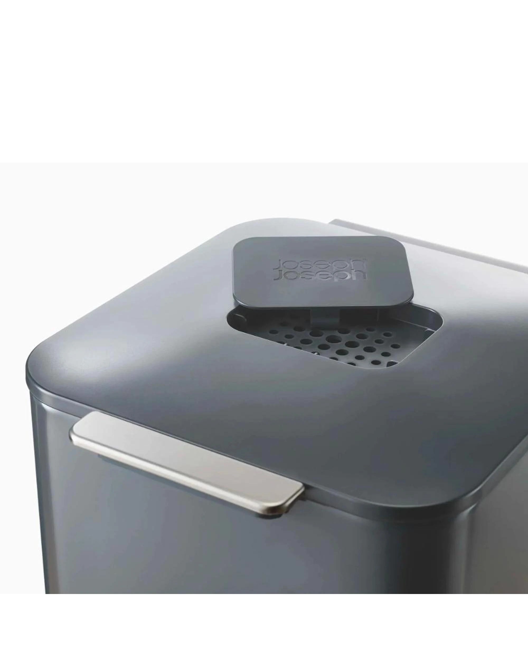 3 Joseph Joseph Totem Compact Waste Separation 40L Bin Graphite 30065, 3 of 9