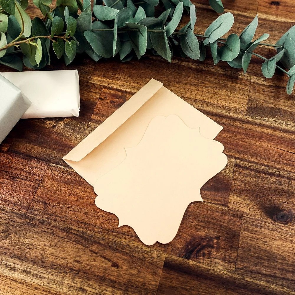 4 Quill 125 x 175mm Cards and Envelopes Vintage Die Cut 15 Pack, 4 of 5