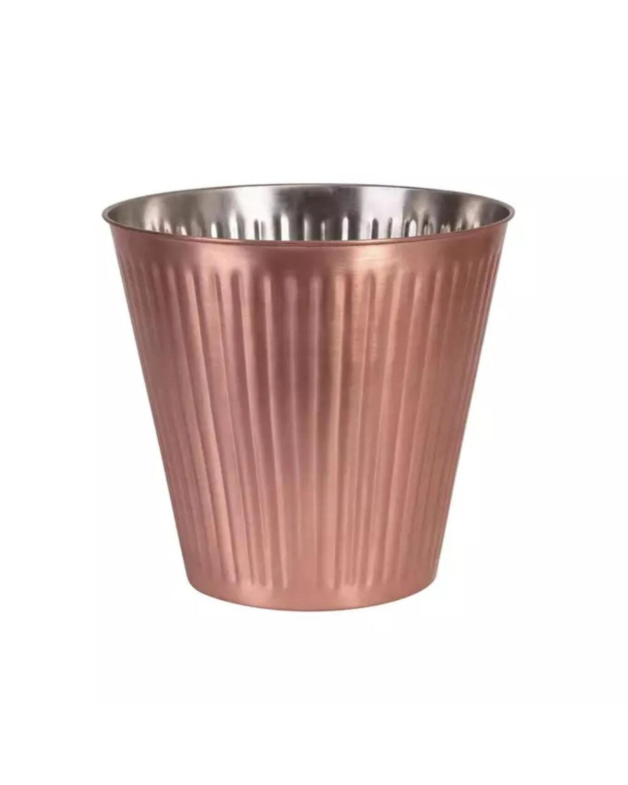 1 Moda Wine Champagne Bucket  Copper Ribbed - Gold, 1 of 3