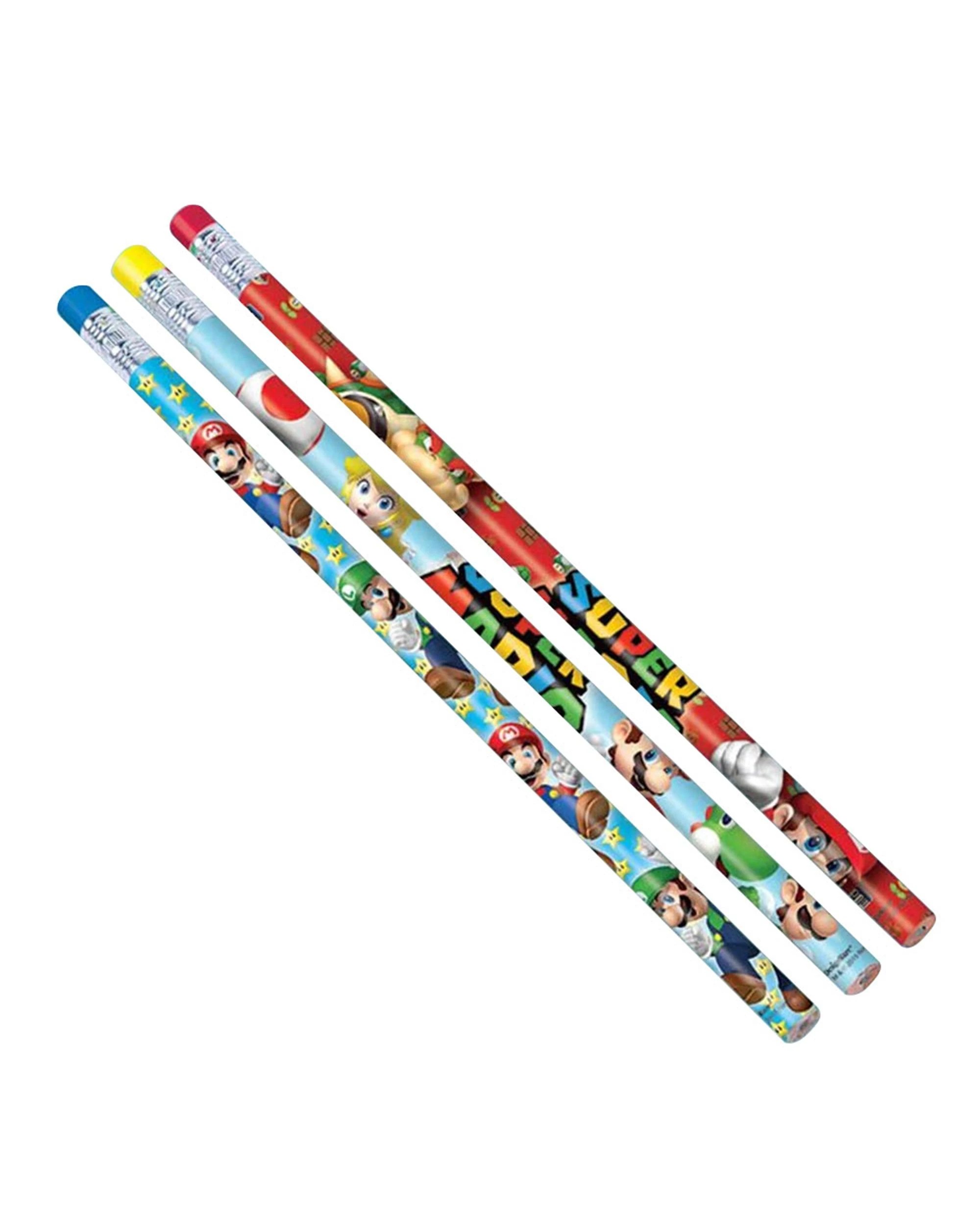 1 Amscan Inc. Super Mario Brothers Pencils Pack, 1 of 2