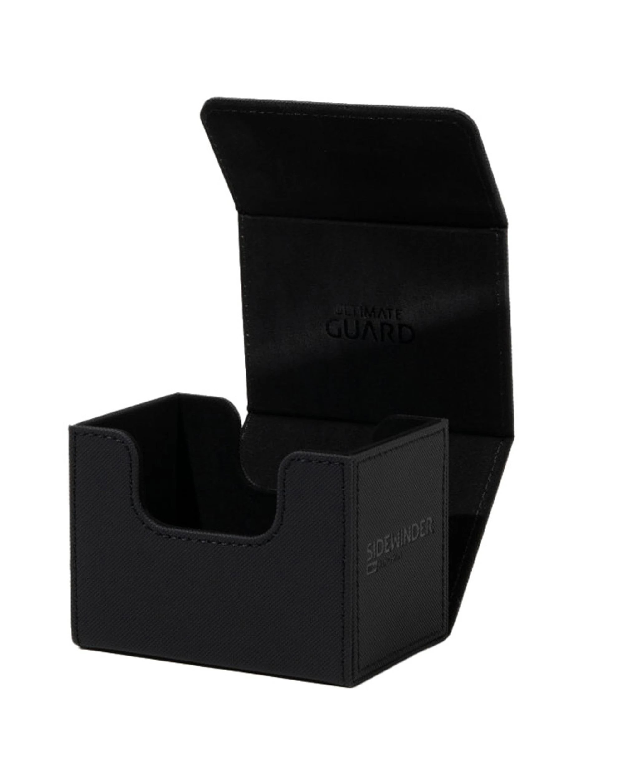 2 Ultimate Guard Sidewinder 80+ Xenoskin Monocolour Deck Box - Black, 2 of 6