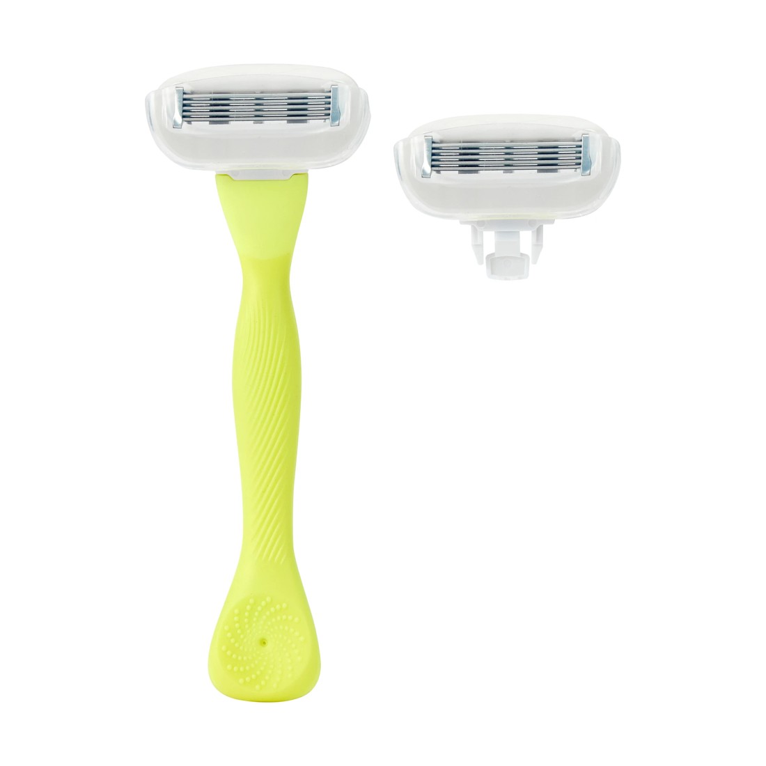 2 OXX Bodycare Smooth Reusable Razor - Lime, 2 of 5