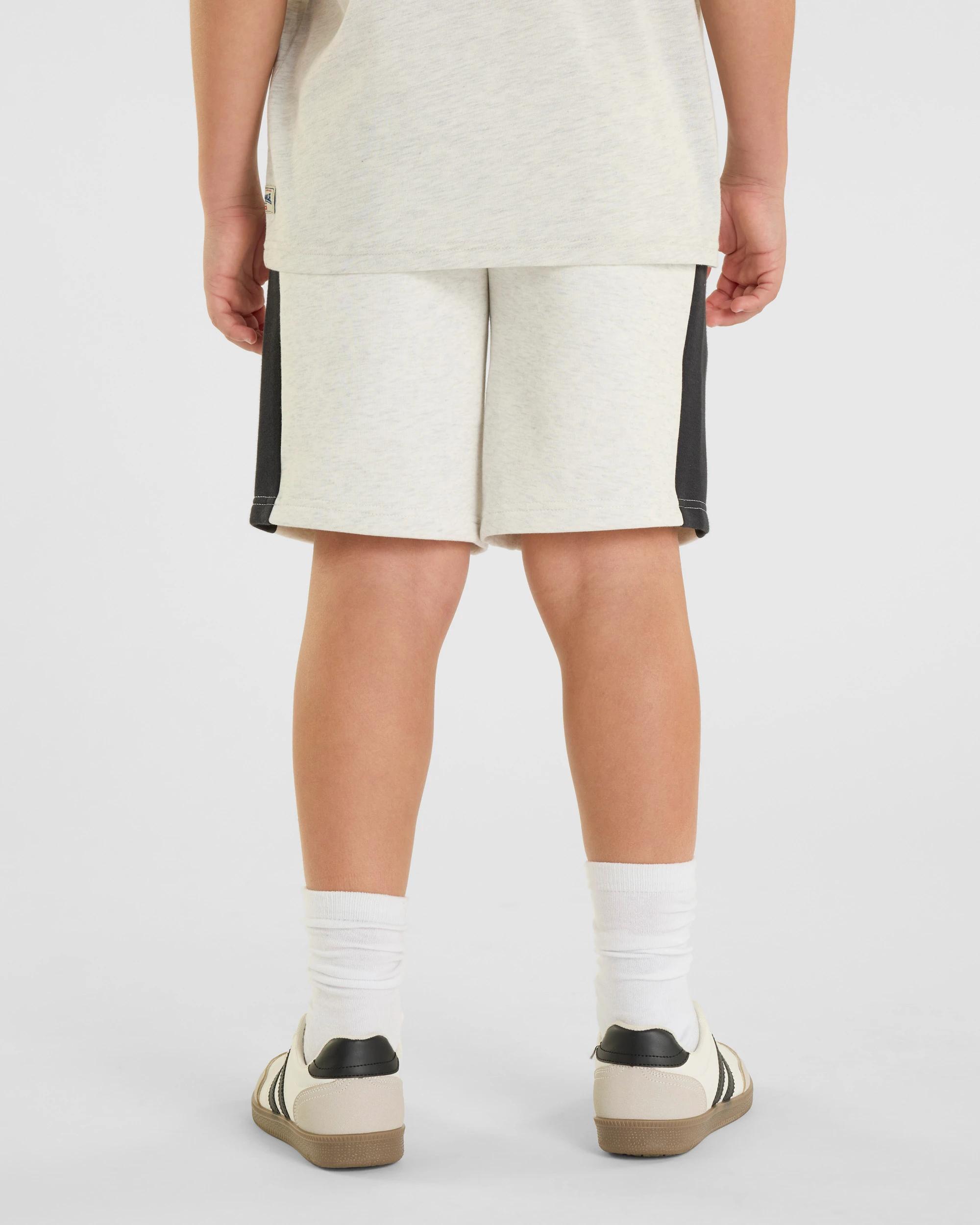 4 Varsity Shorts - Lonsdale London OATMEAL MARLE, 4 of 5