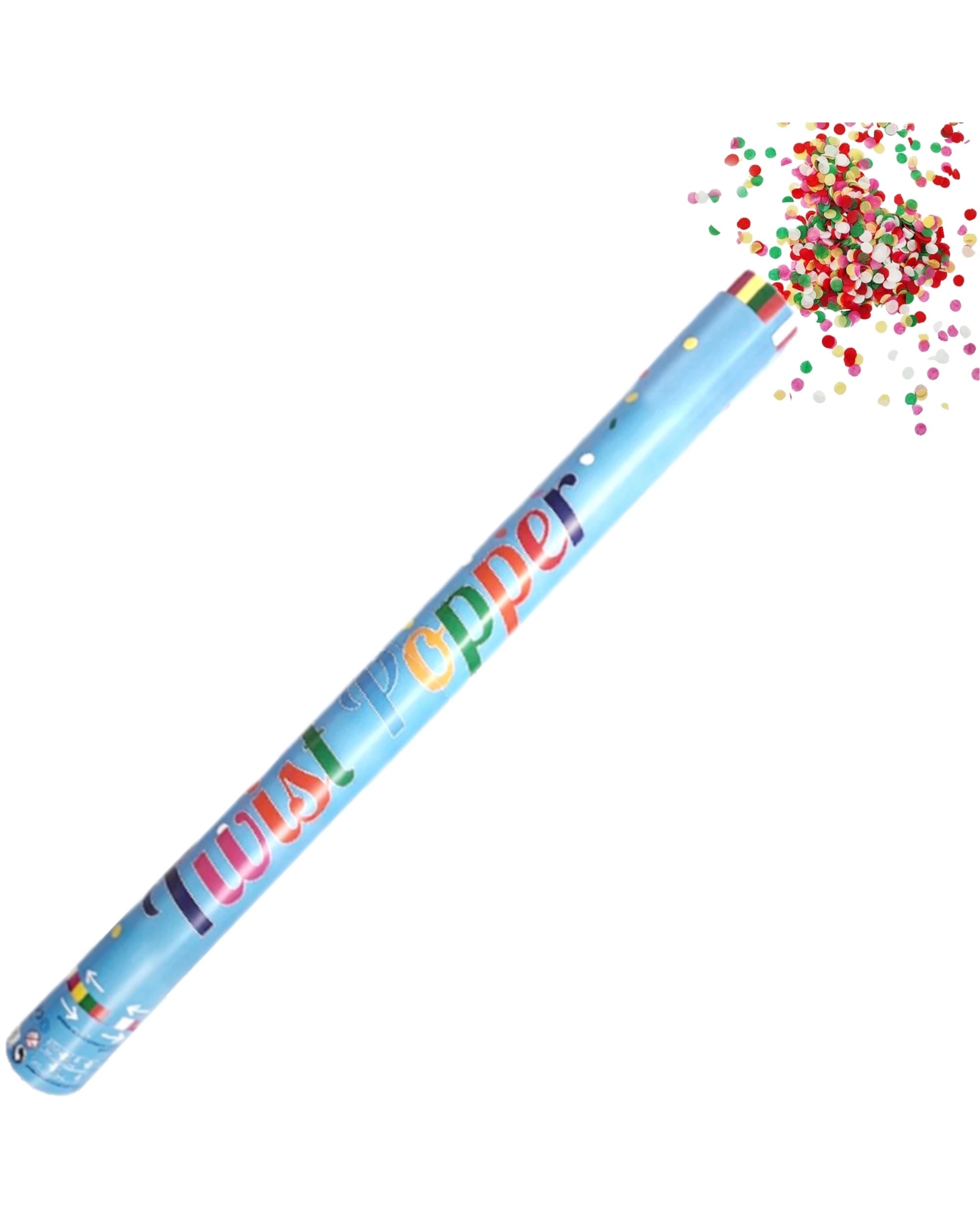 1 Partyrama Confetti Twist Party Popper 60cm, 1 of 1