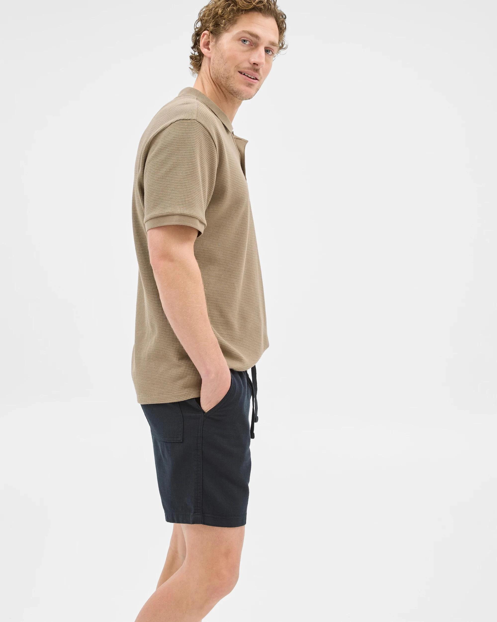 6 Target Australian Cotton Textured Shorts BLACK, 6 of 6