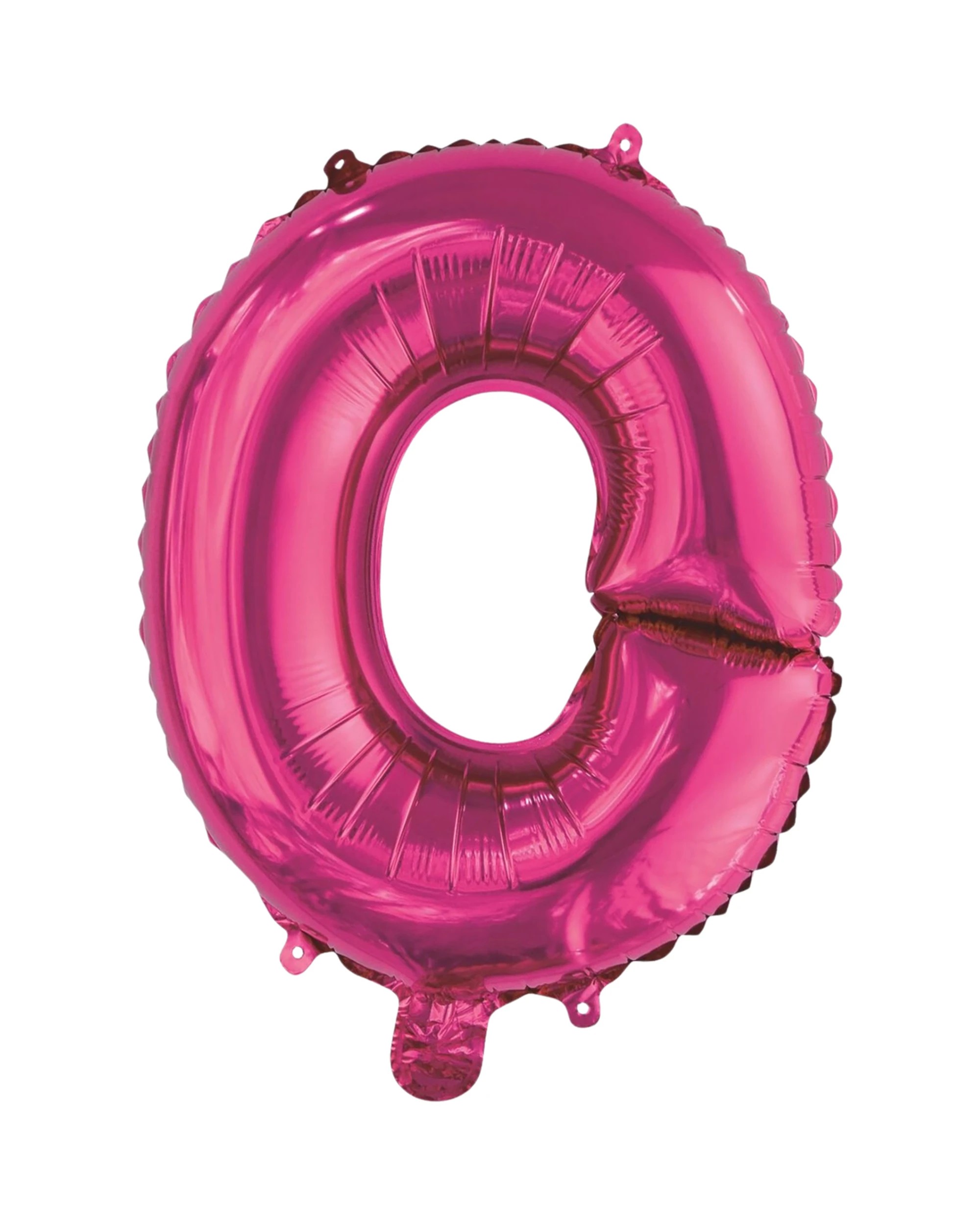 1 Meteor Letter O Hot Foil Air Fill Balloon 35.5cm - Pink, 1 of 2