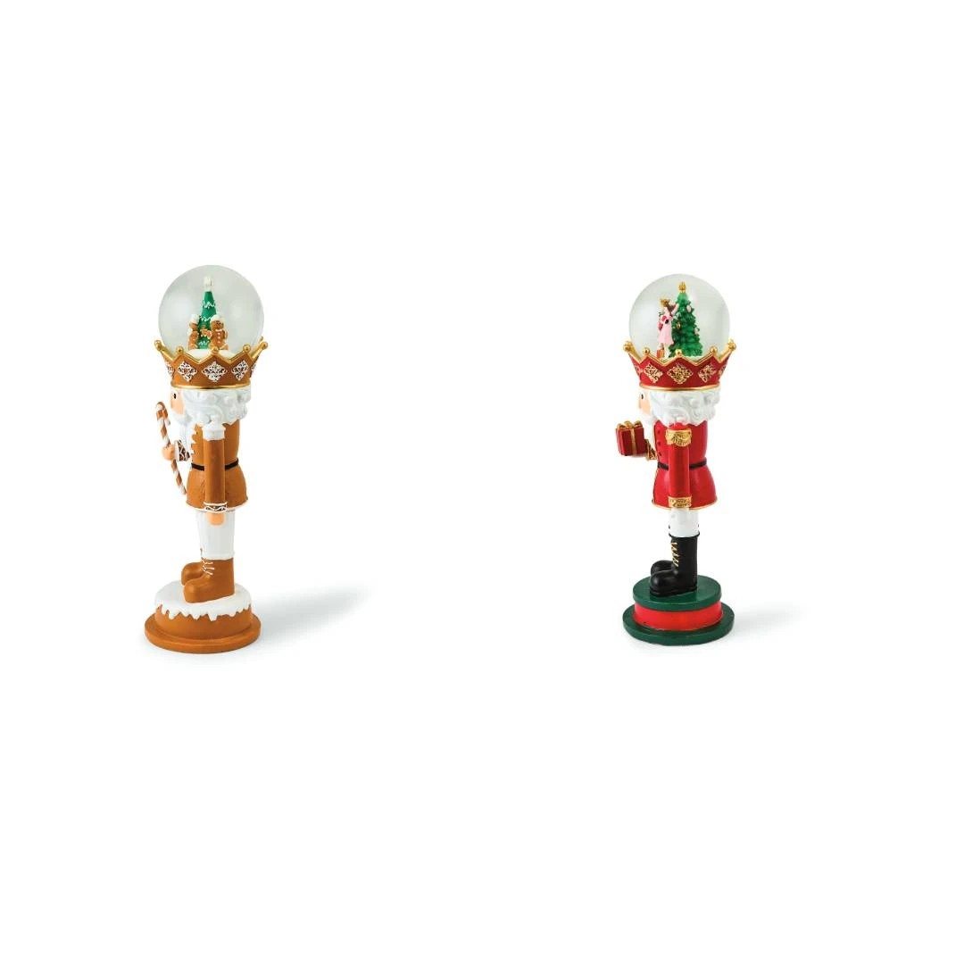 5 Light and Sound Nutcracker Snow Globe - Assorted, 5 of 8