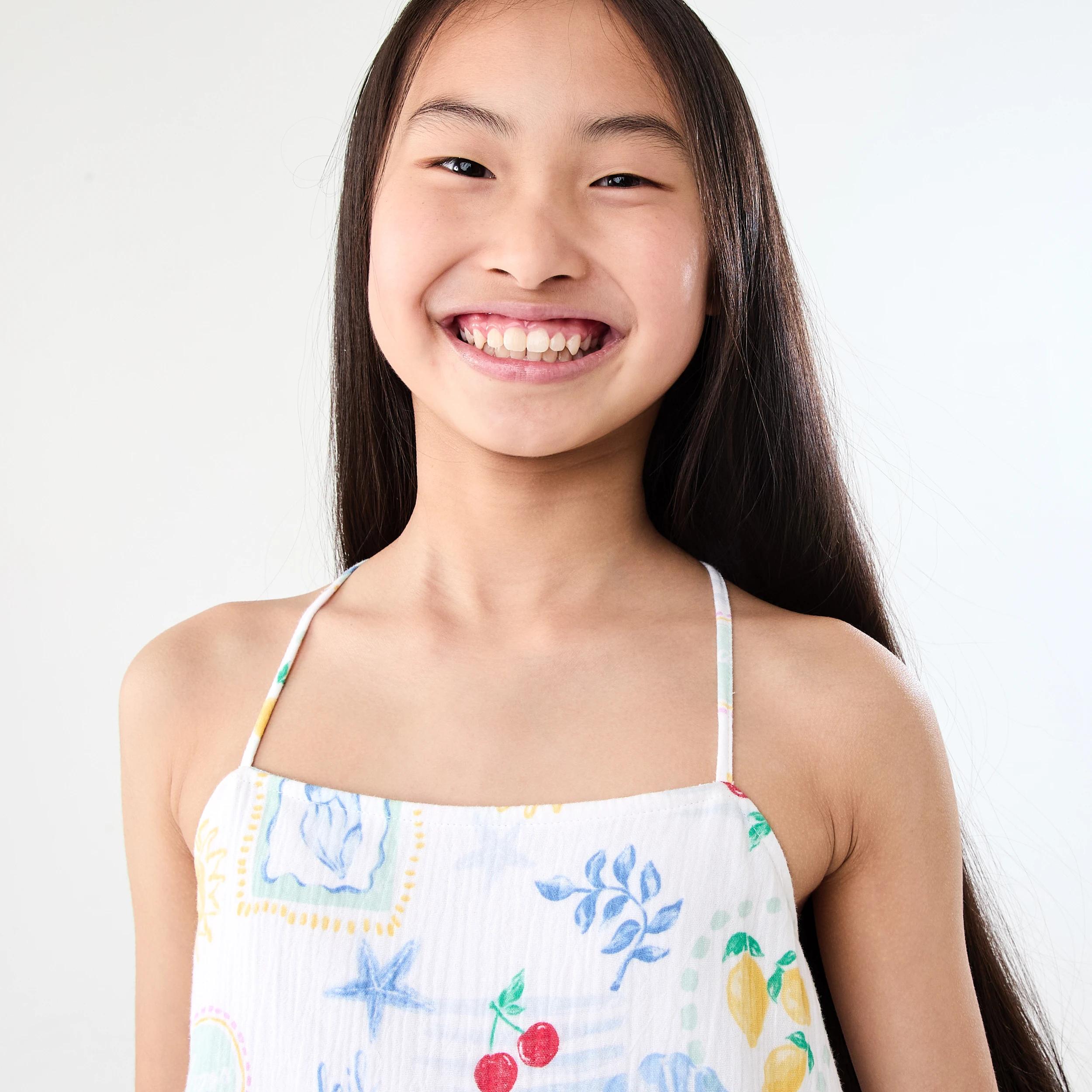 3 Strappy Tiered Dress Wht Costal, 3 of 8